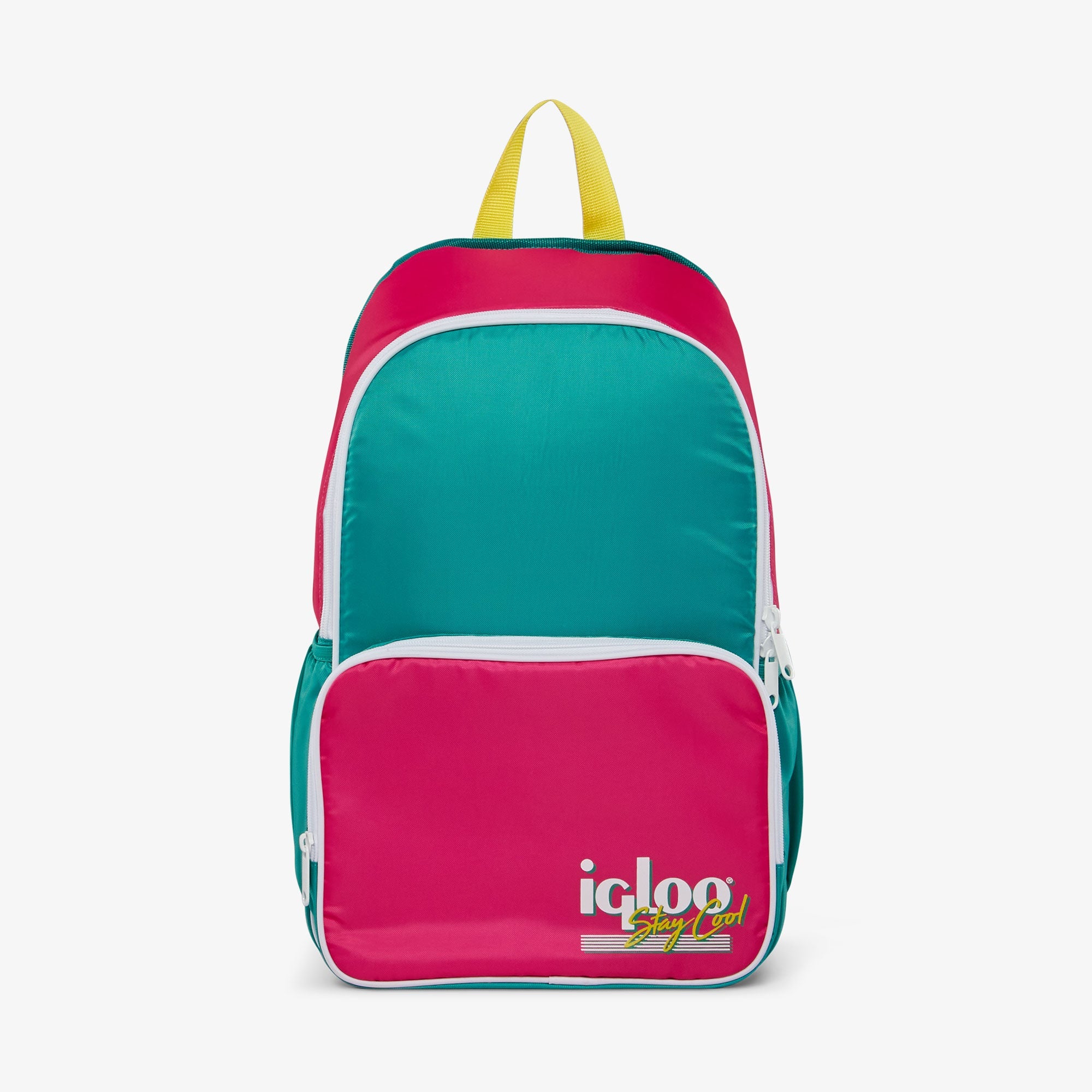 Retro Backpack Cooler E5 - Jade - Front View