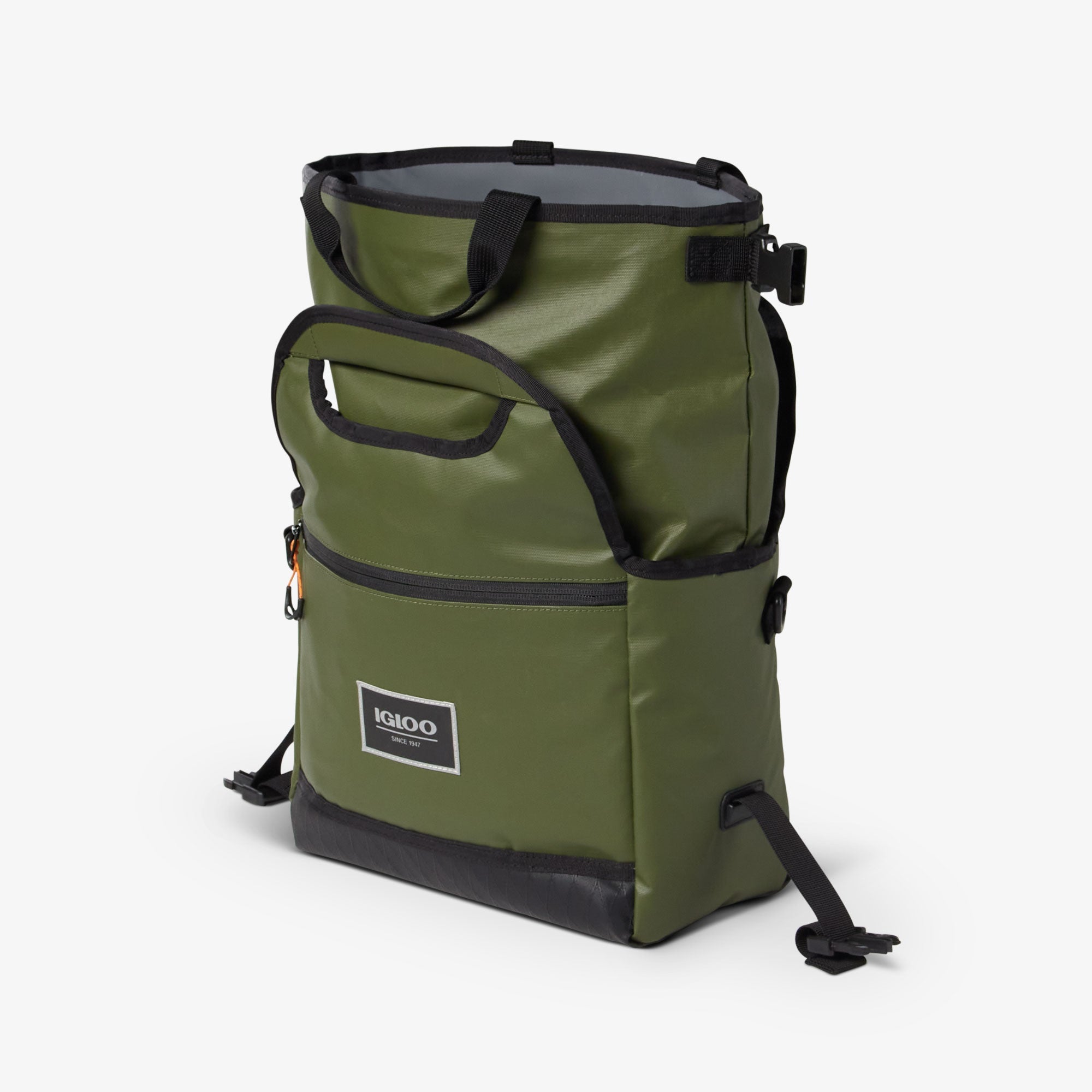 Pursuit 16-Can Lunch Bag U3 - Chive - Open View