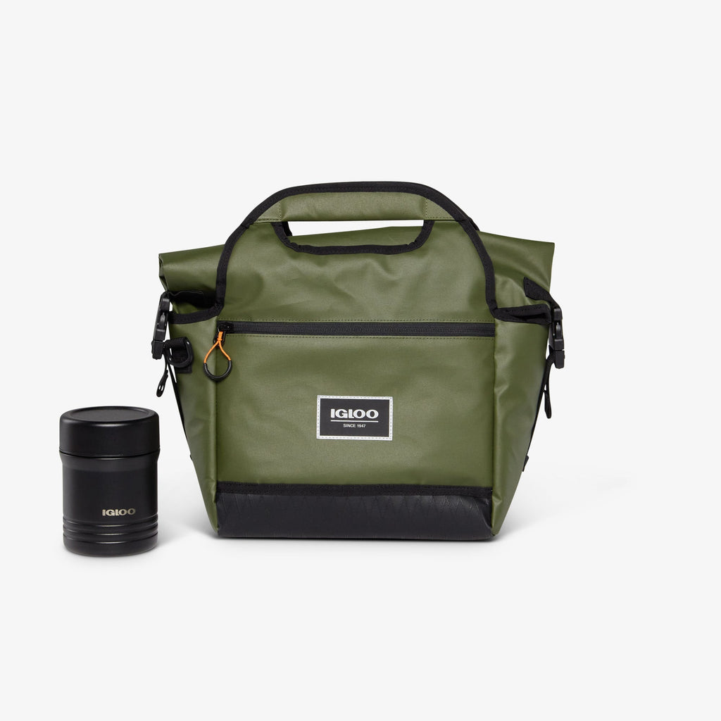 Pursuit 16-Can Lunch Bag U3 - Chive - Size View