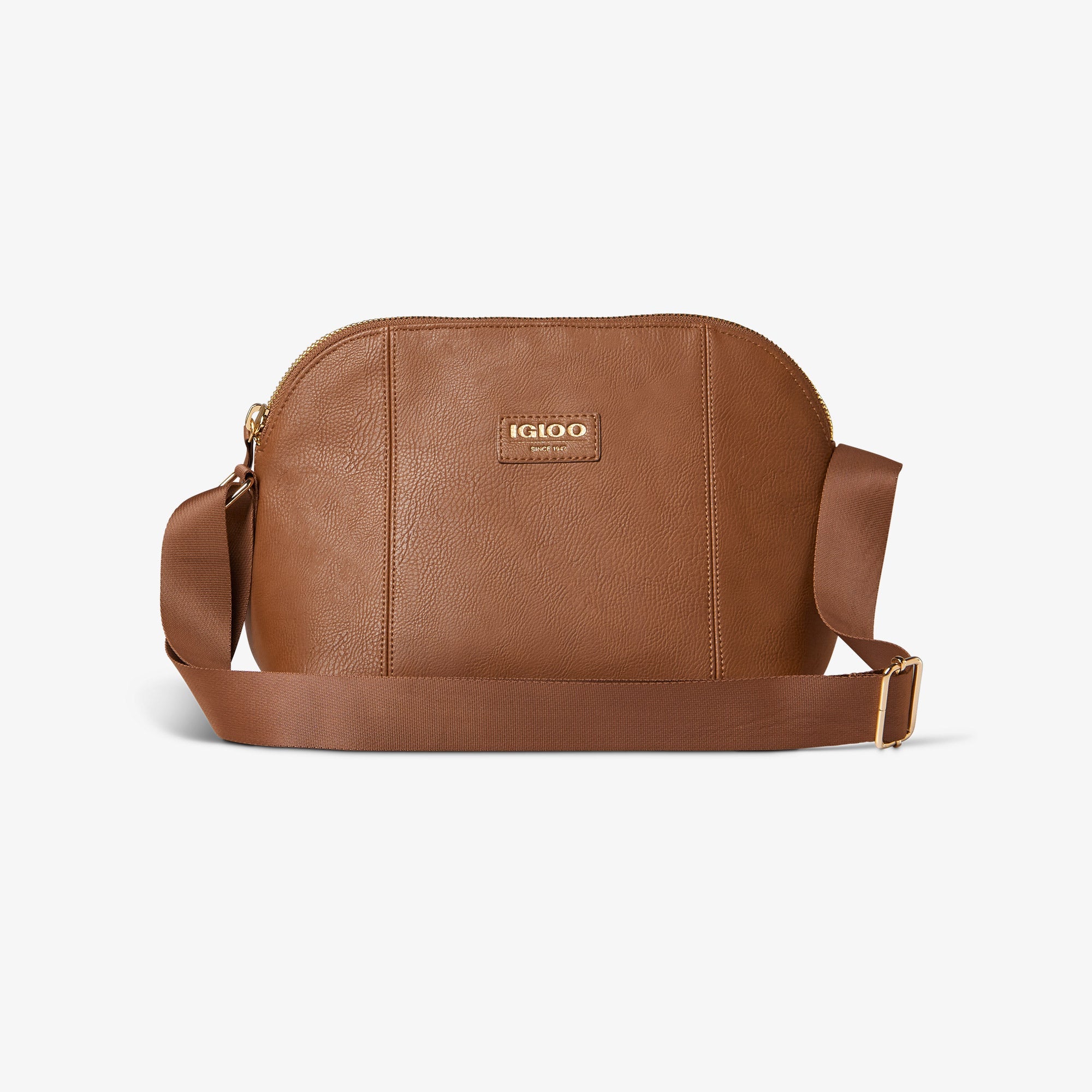 Igloo Luxe® Crossbody Cooler Bag P0 - Cognac - Product View