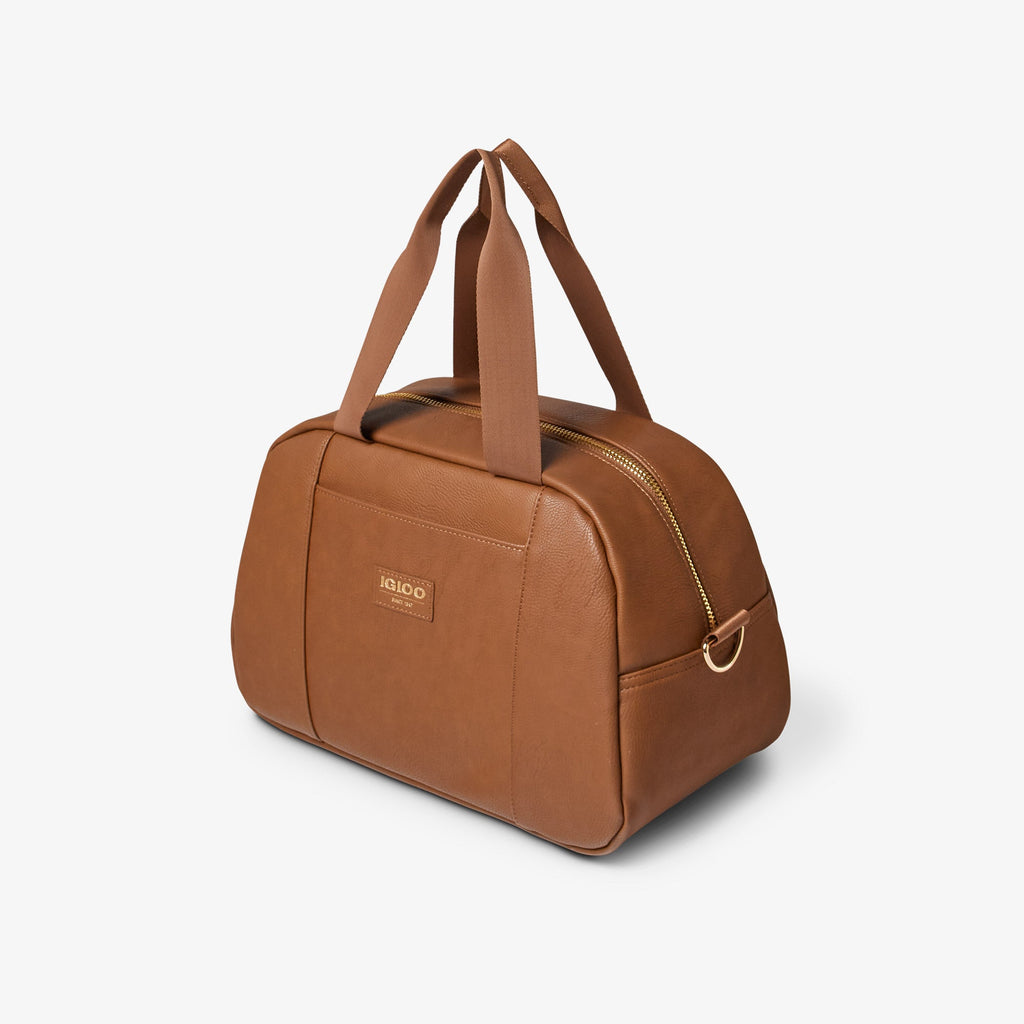 Igloo Luxe® Satchel Cooler Bag I2 - Cognac - Product View