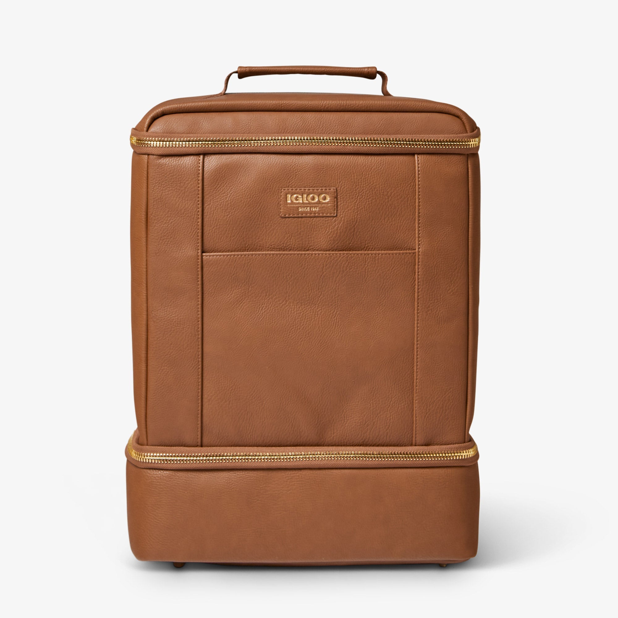 Igloo Luxe® Dual Compartment Backpack K2 - Cognac - Product View