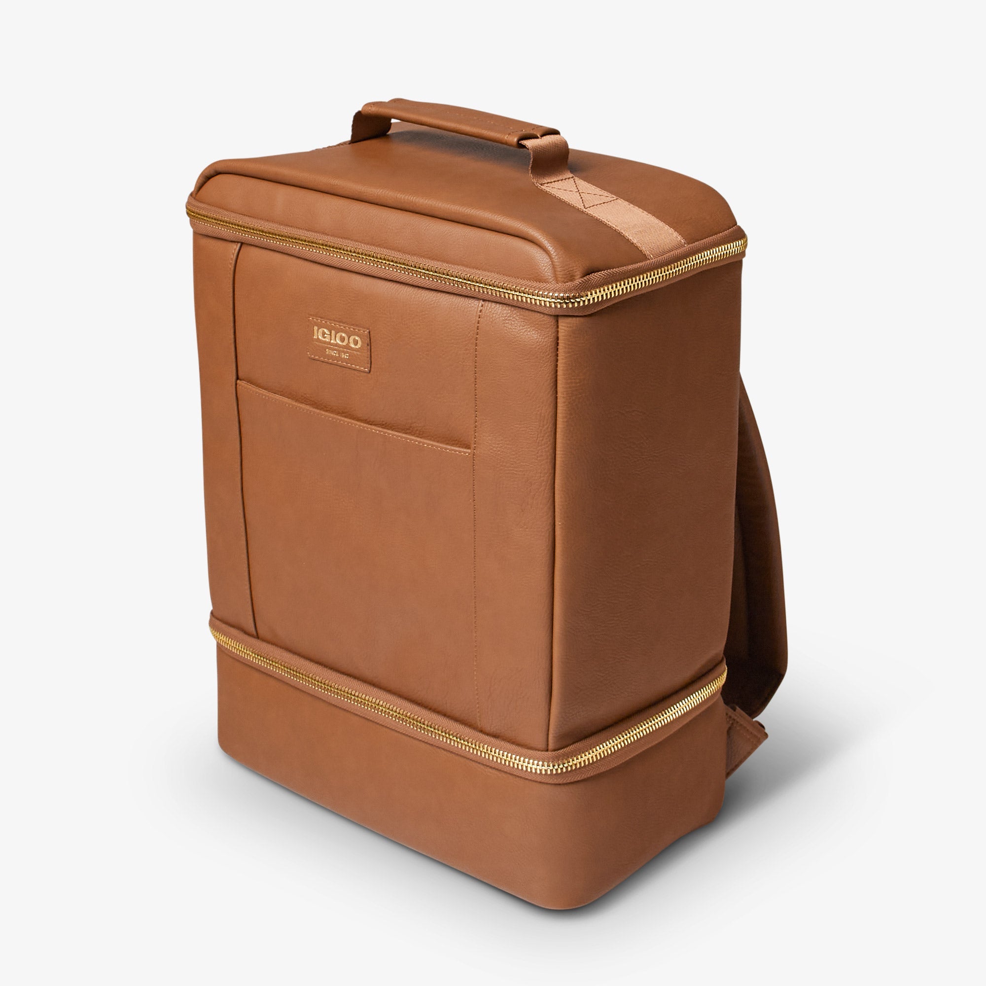 Igloo Luxe® Dual Compartment Backpack K2 - Cognac - Product View