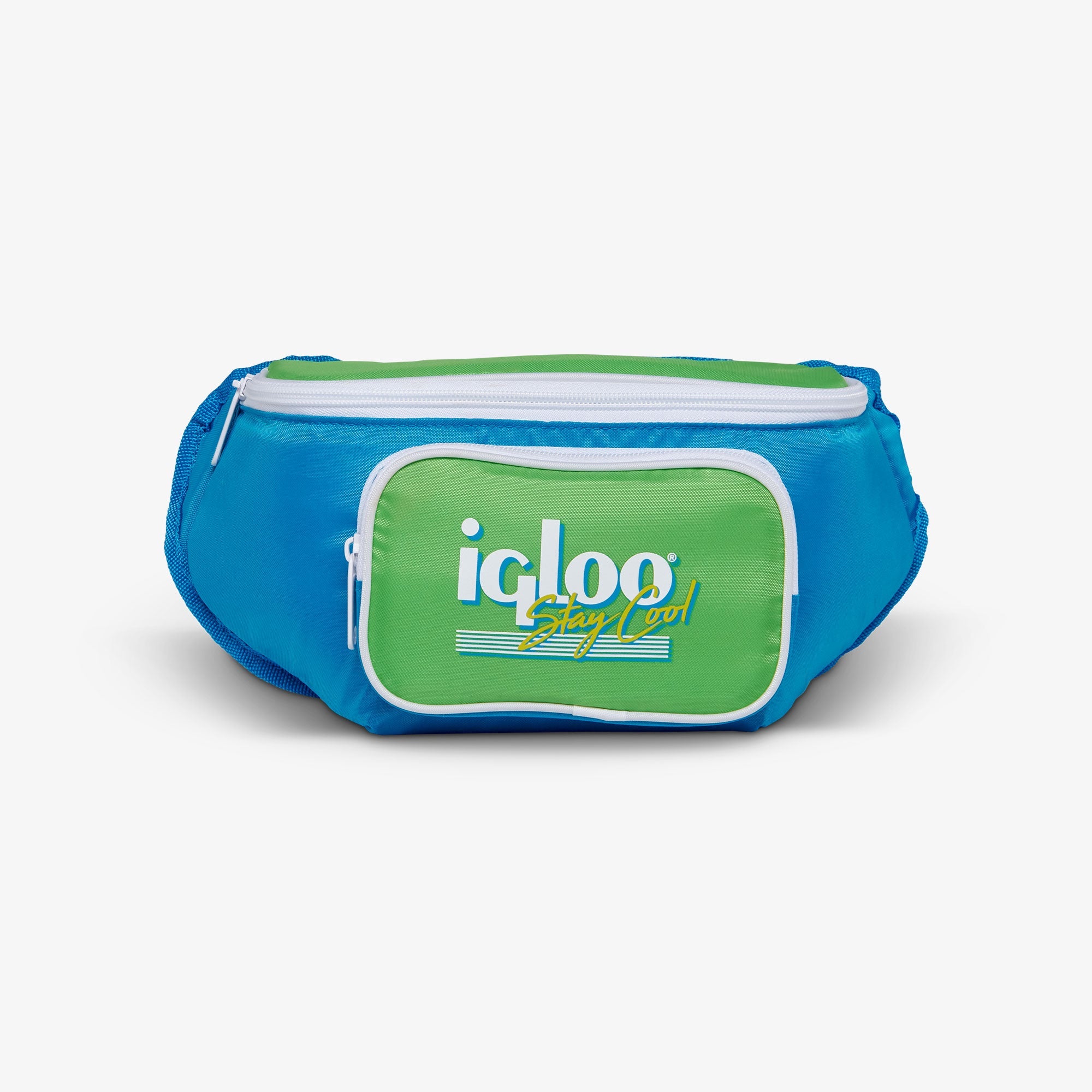 Retro Fanny Pack B6 - Fiesta Blue - Front View