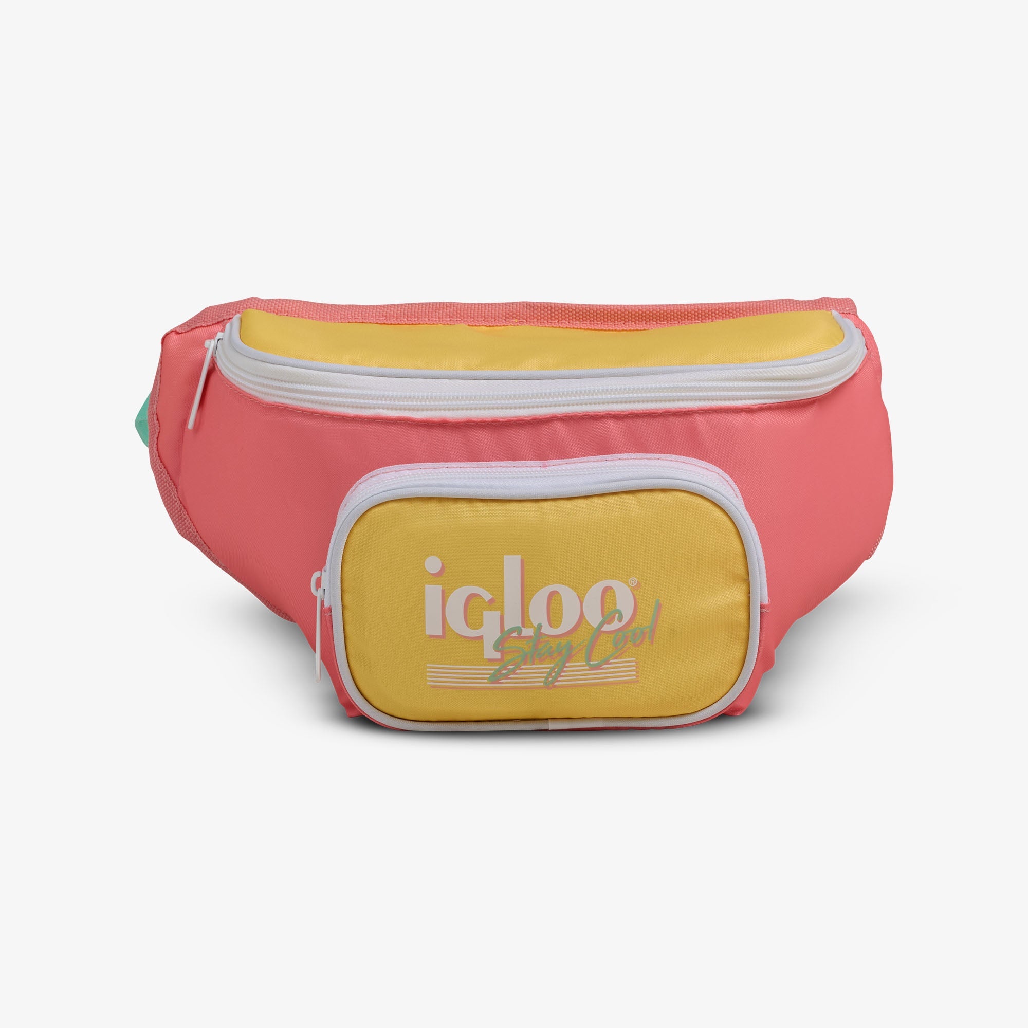 Retro Fanny Pack B6 - Flamingo - Front View