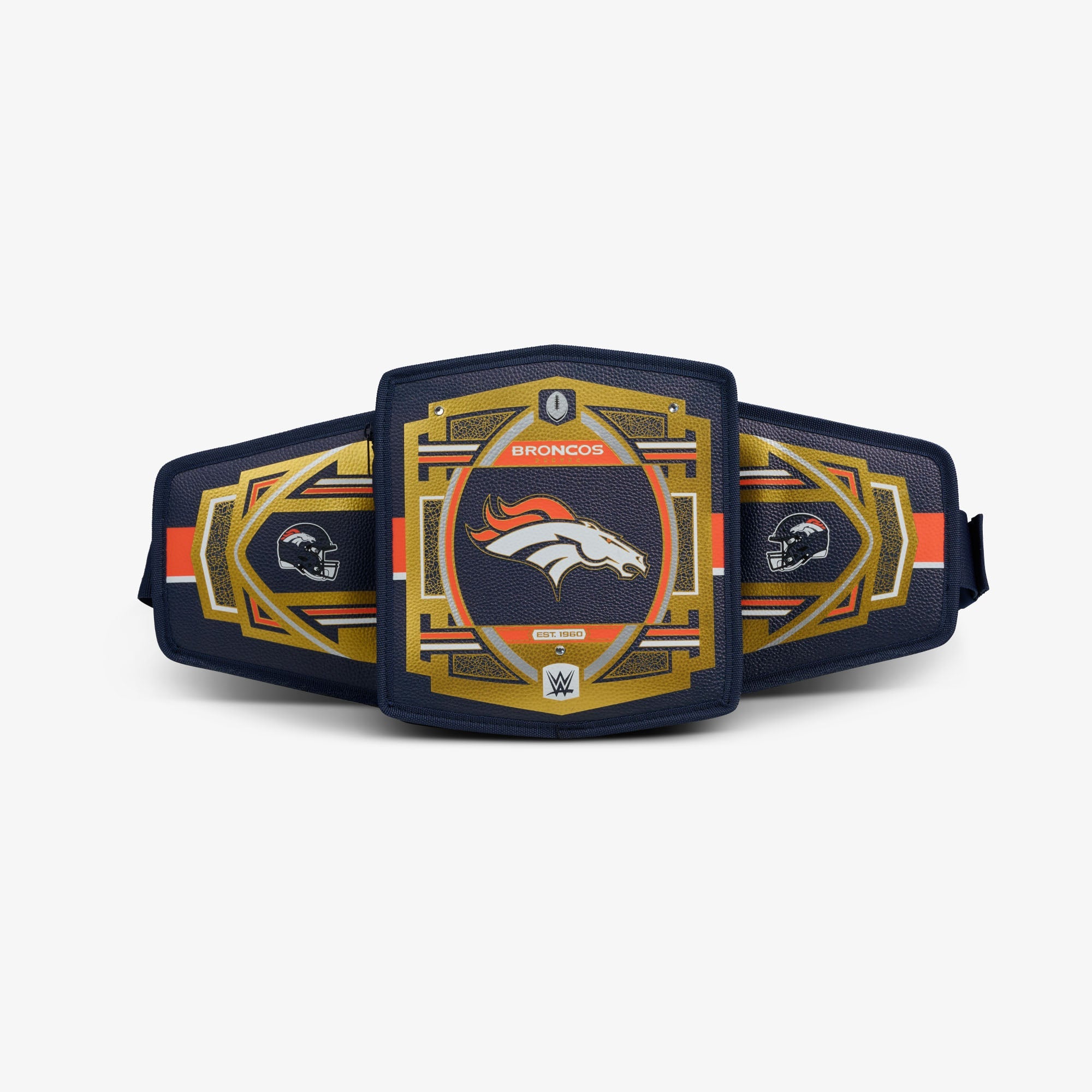NFL WWE Cooler Fanny Pack X3 - Broncos - Front View