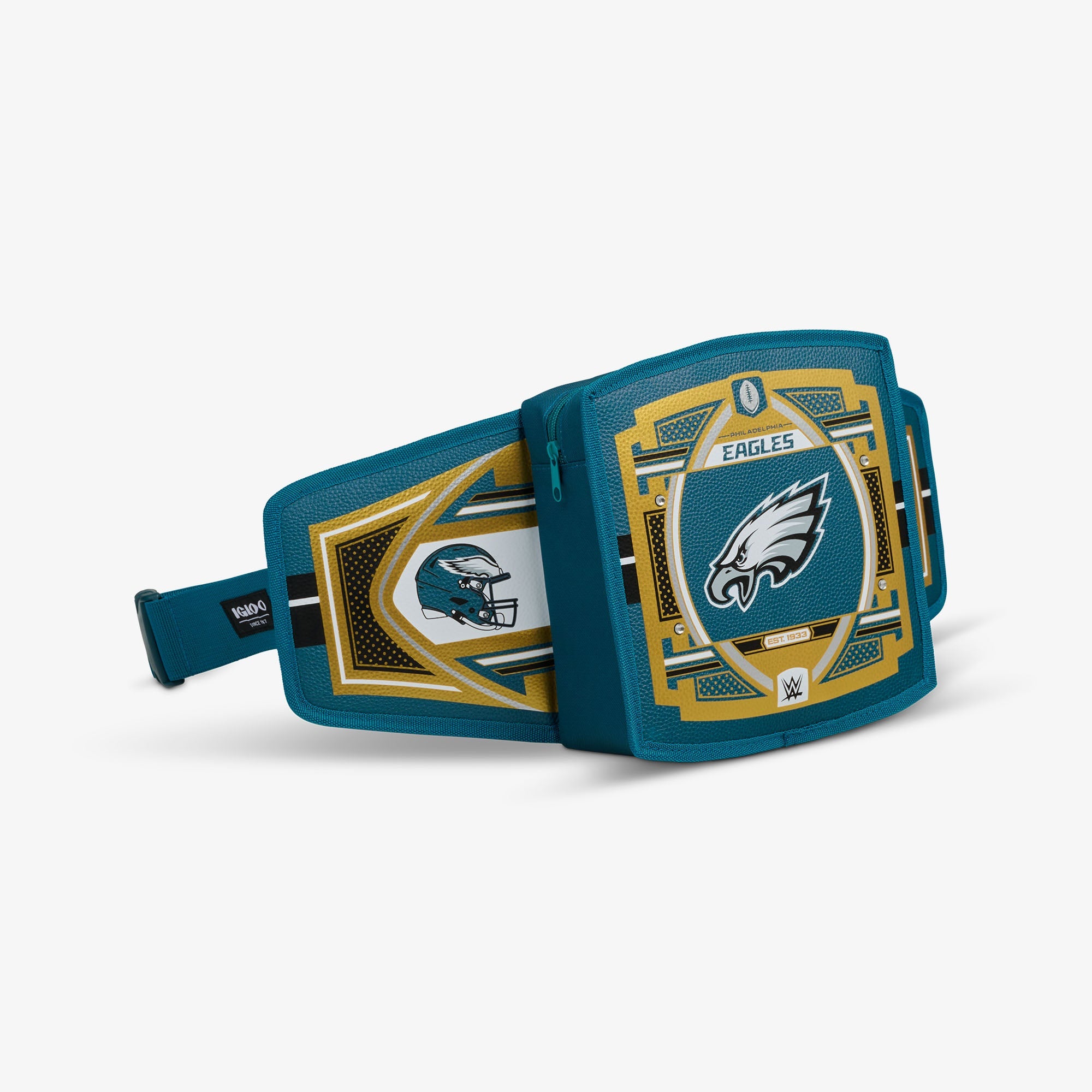 NFL WWE Cooler Fanny Pack X3 - Eagles - Product View