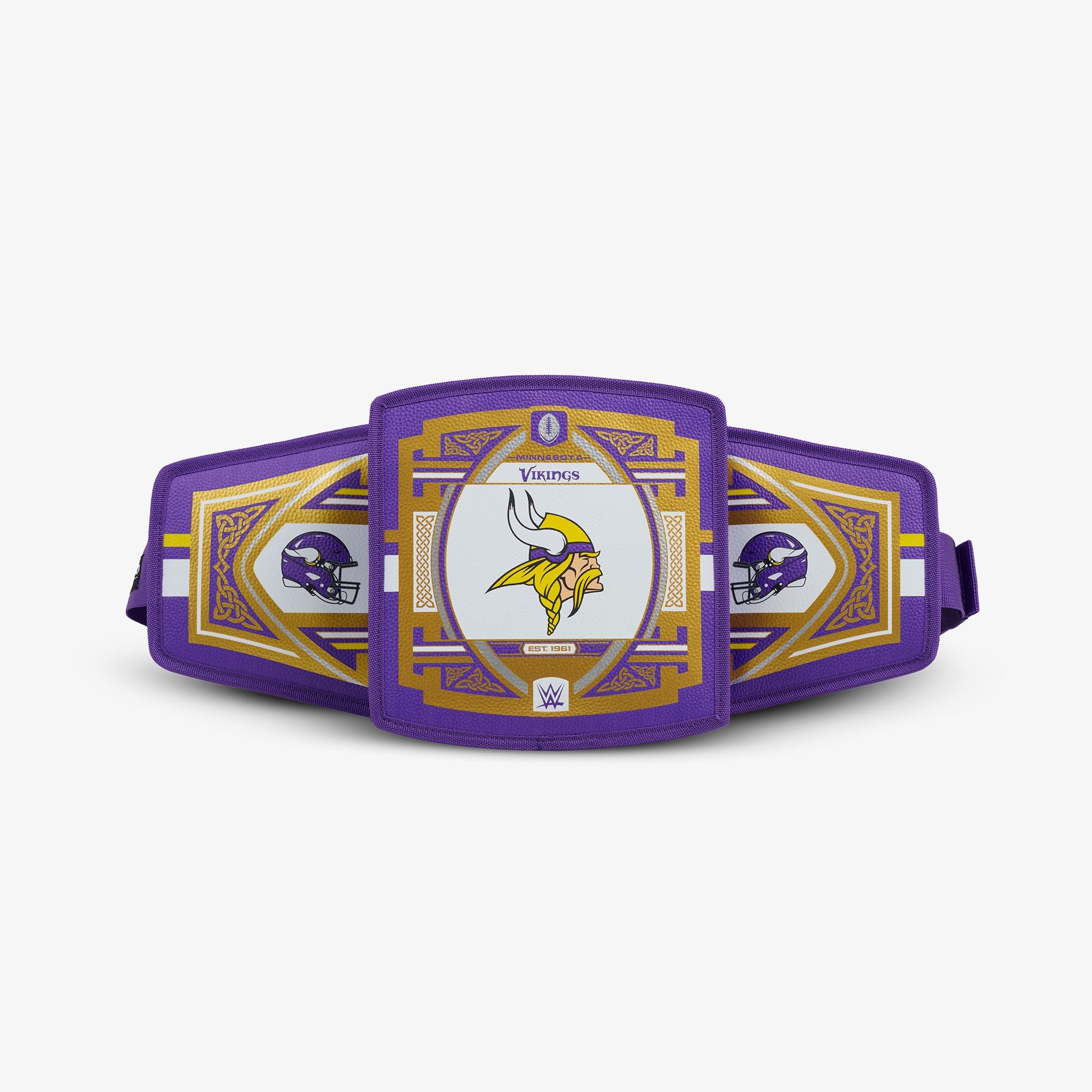 NFL WWE Cooler Fanny Pack X3 - Vikings - Front View