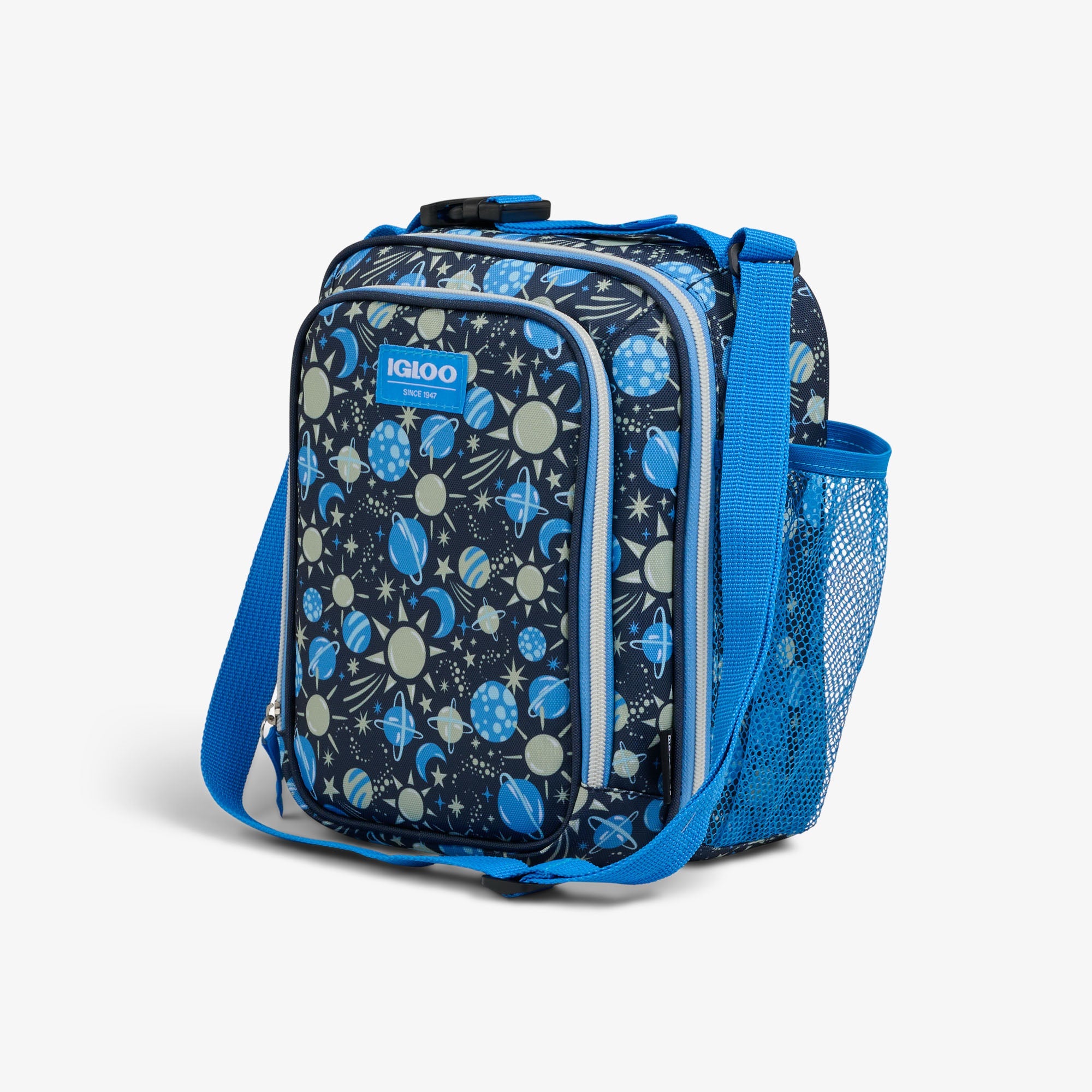 Kids Lunch Glow Vertical Cooler + Bento Box W6 - Cosmic Glow - Product View