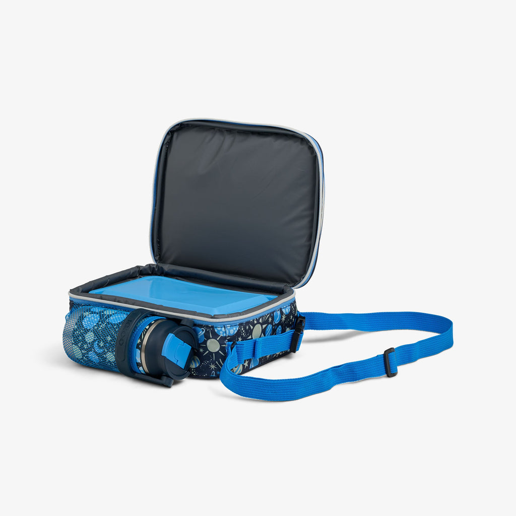 Kids Lunch Glow Vertical Cooler + Bento Box W6 - Cosmic Glow - Product View