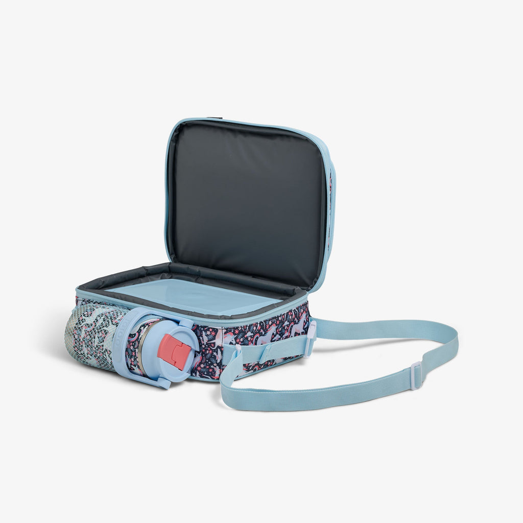Kids Lunch Vertical Cooler + Bento Box V5 - Unicorns - Product View