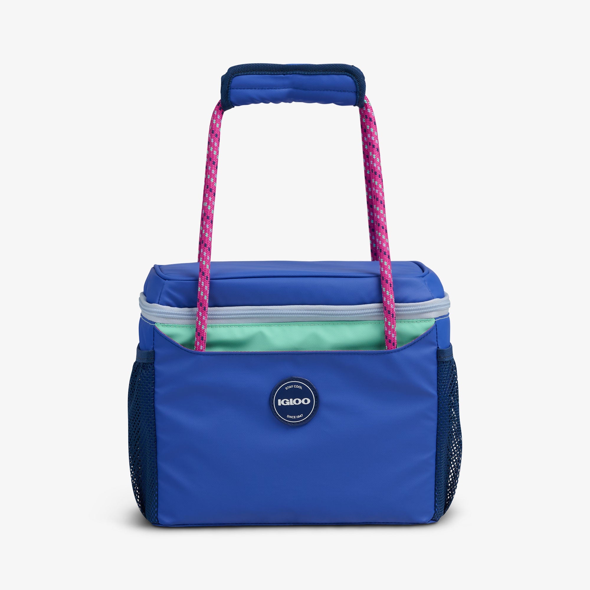 Summit Cube 12-Can Cooler Bag T0 - Electric Indigo - Strap View