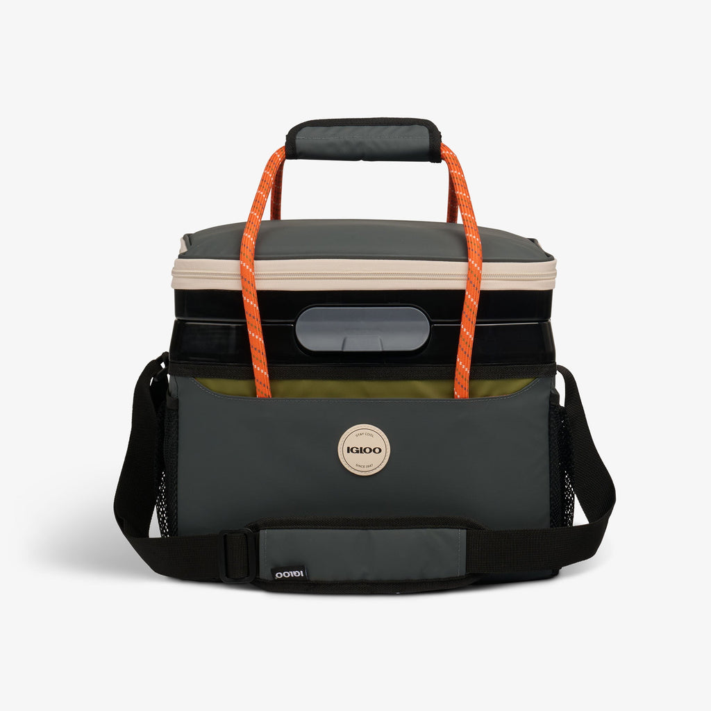 Summit Cool Fusion 18-Can Cooler Bag T7 - Tactical Gray - Front View