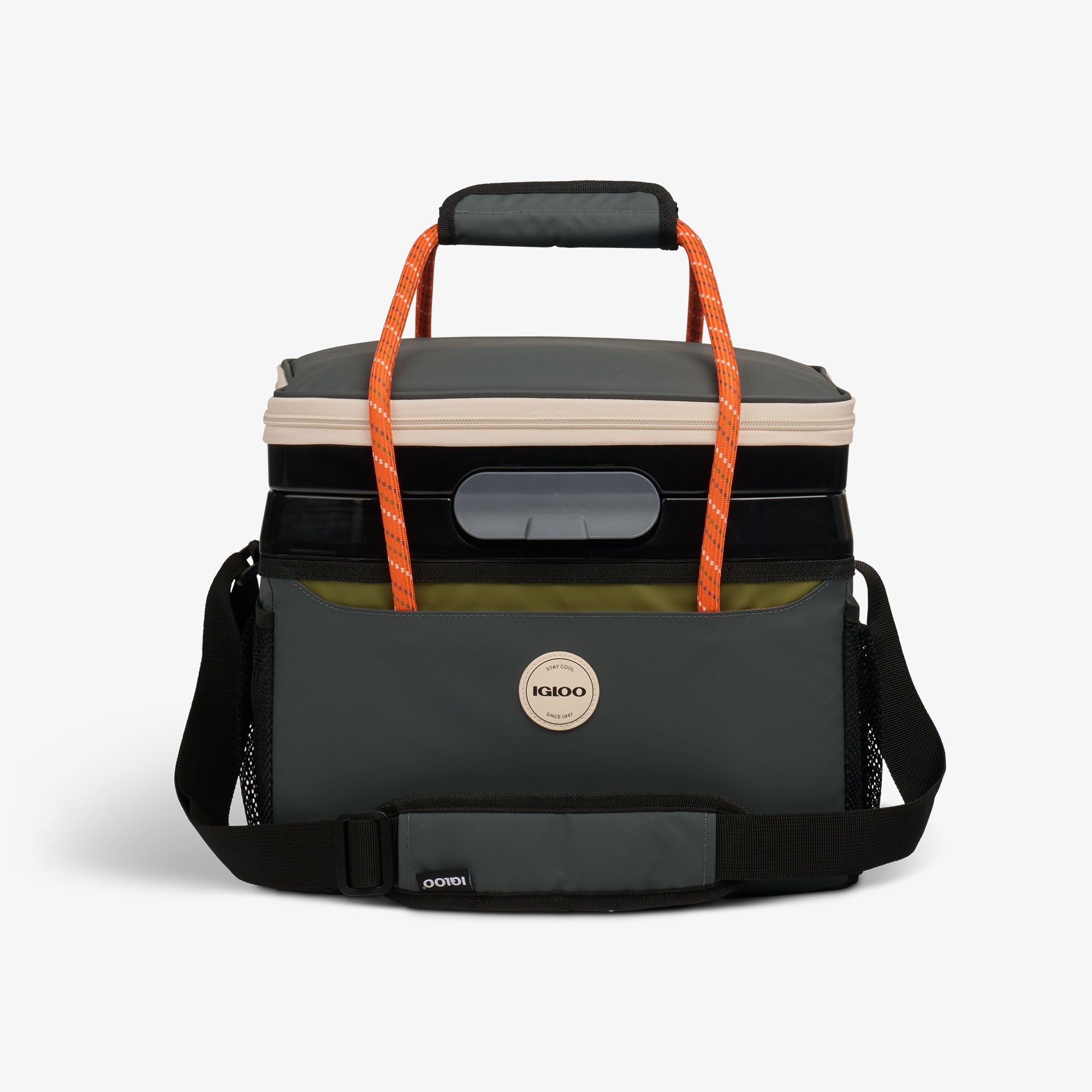 Summit Cool Fusion 18-Can Cooler Bag T7 - Tactical Gray - Front View