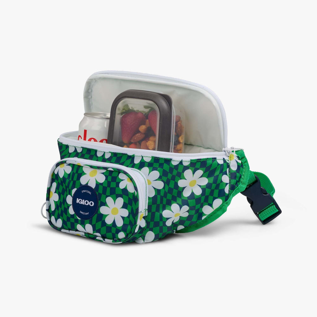 Retro Fanny Pack B6 - Psychedelic Daisy - Product View