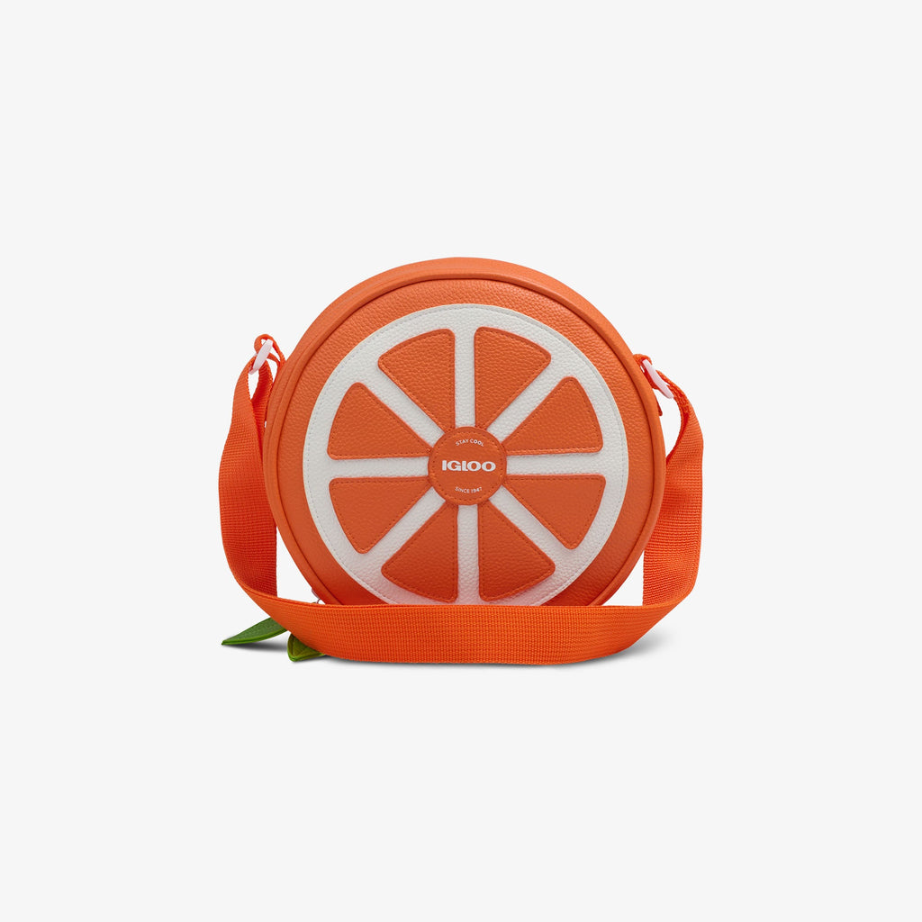 Citrus Crossbody Cooler Bag J3 - Orange - Front View