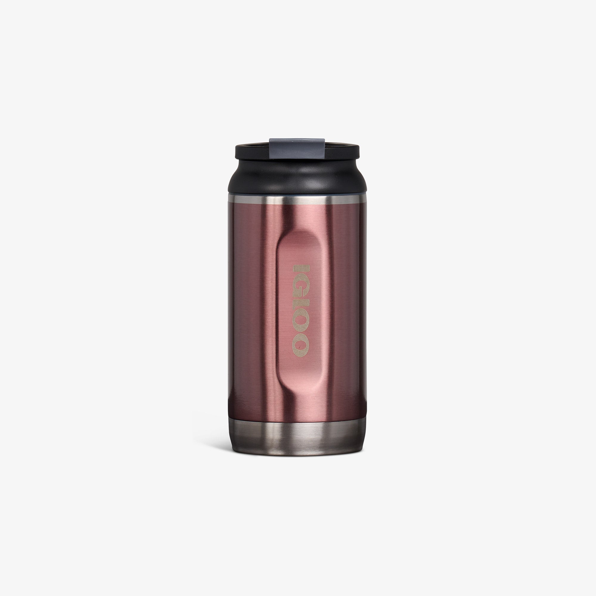 12 Oz Flip ‘n’ Sip Tumbler Z8 - Gloss Flamingo - Front View