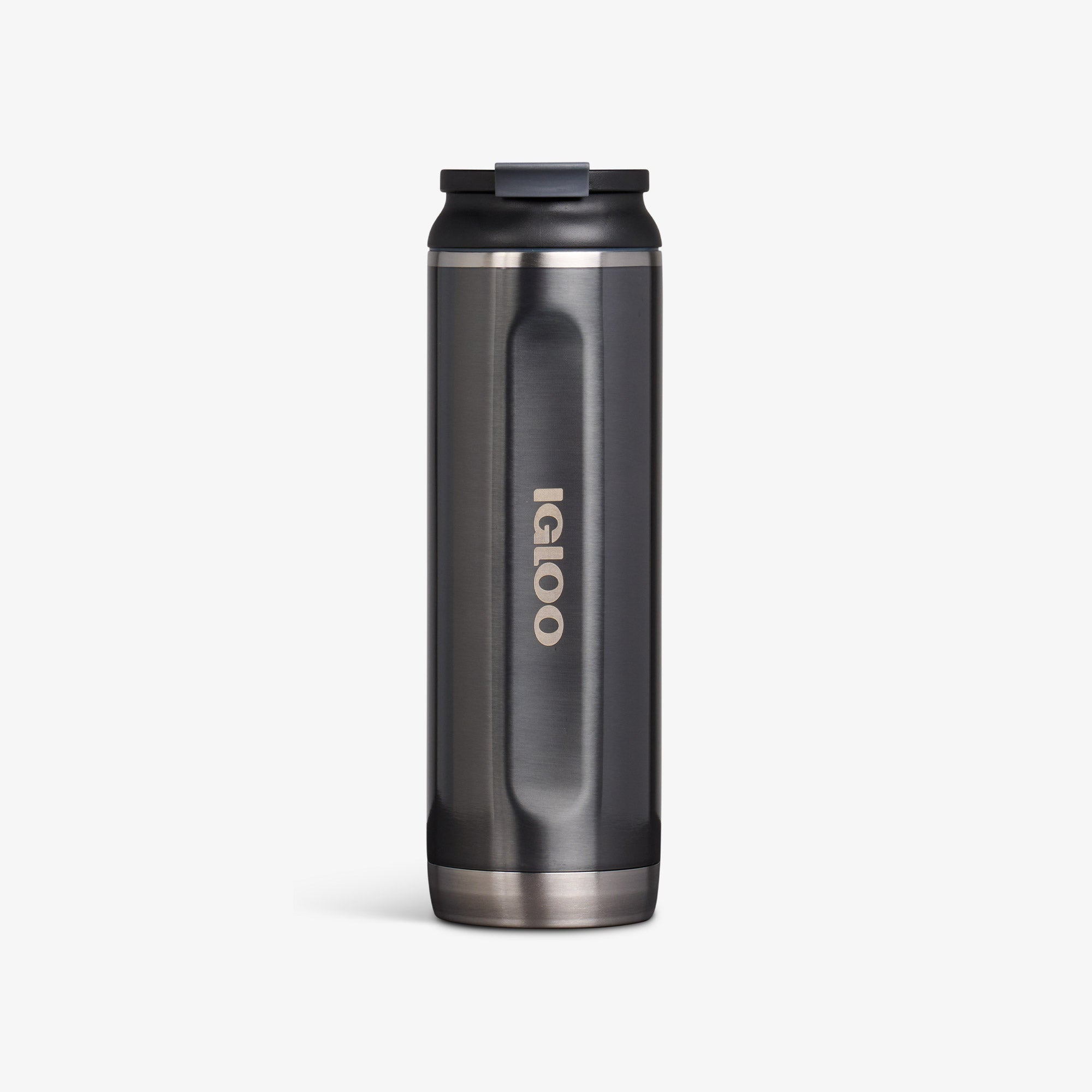 20 Oz Flip ‘n’ Sip Tumbler R1 - Gloss Carbonite - Front View