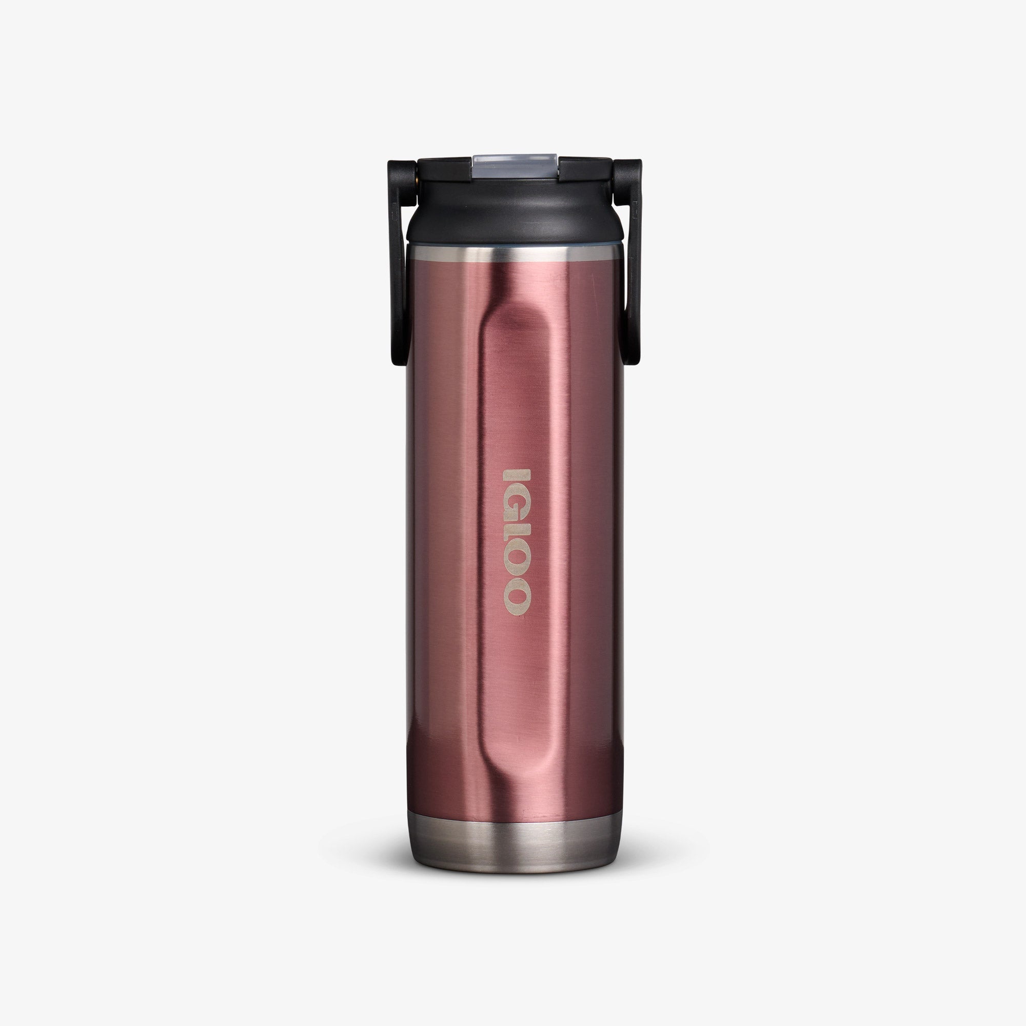 20 Oz Sport Sipper Bottle W4 - Gloss Flamingo - Front View