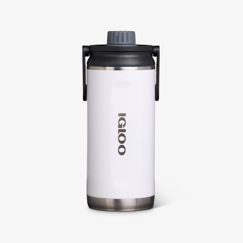36 Oz Twist ‘n’ Chug Bottle M3 - Gloss White - Front View