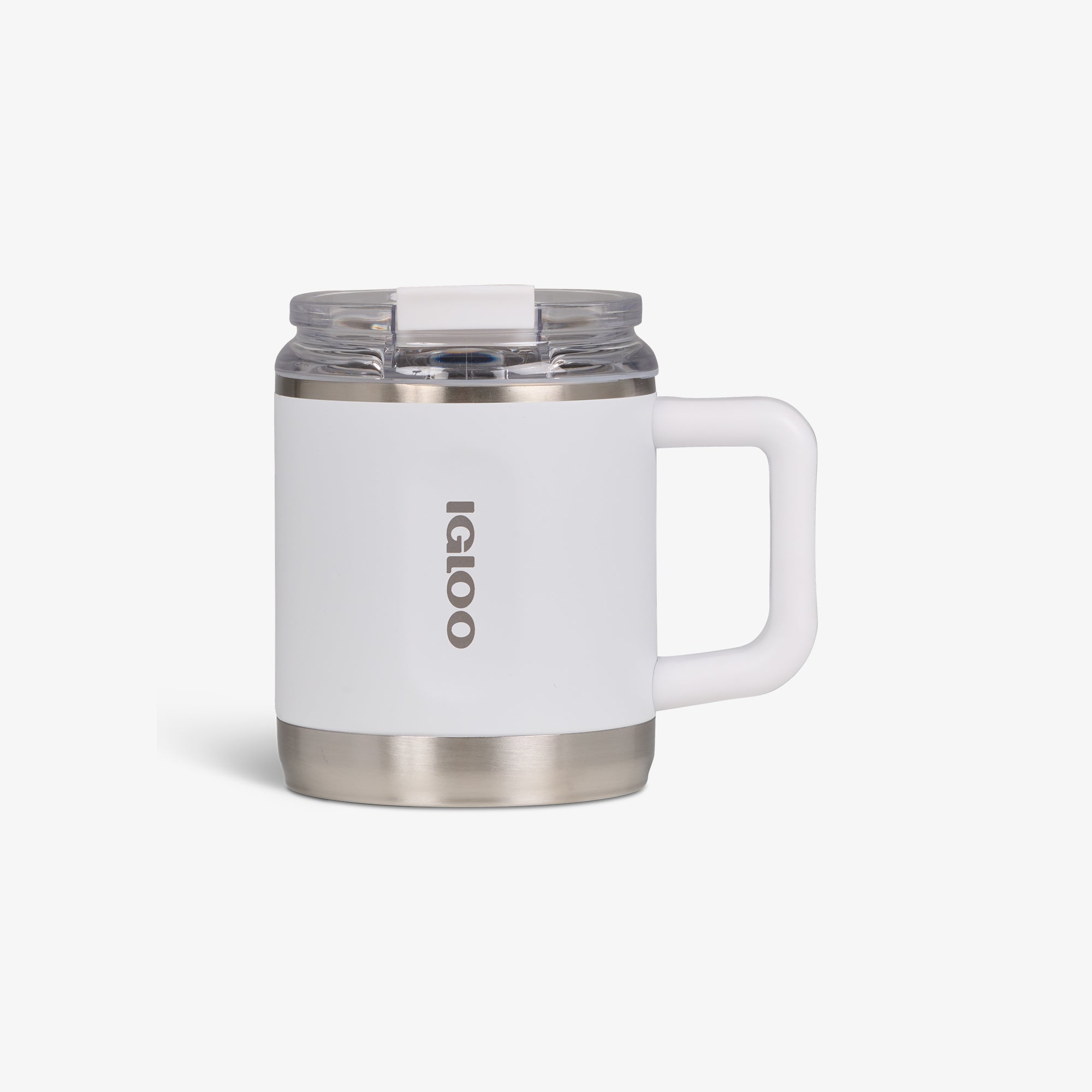15 Oz Coffee Mug J5 - White - Front View