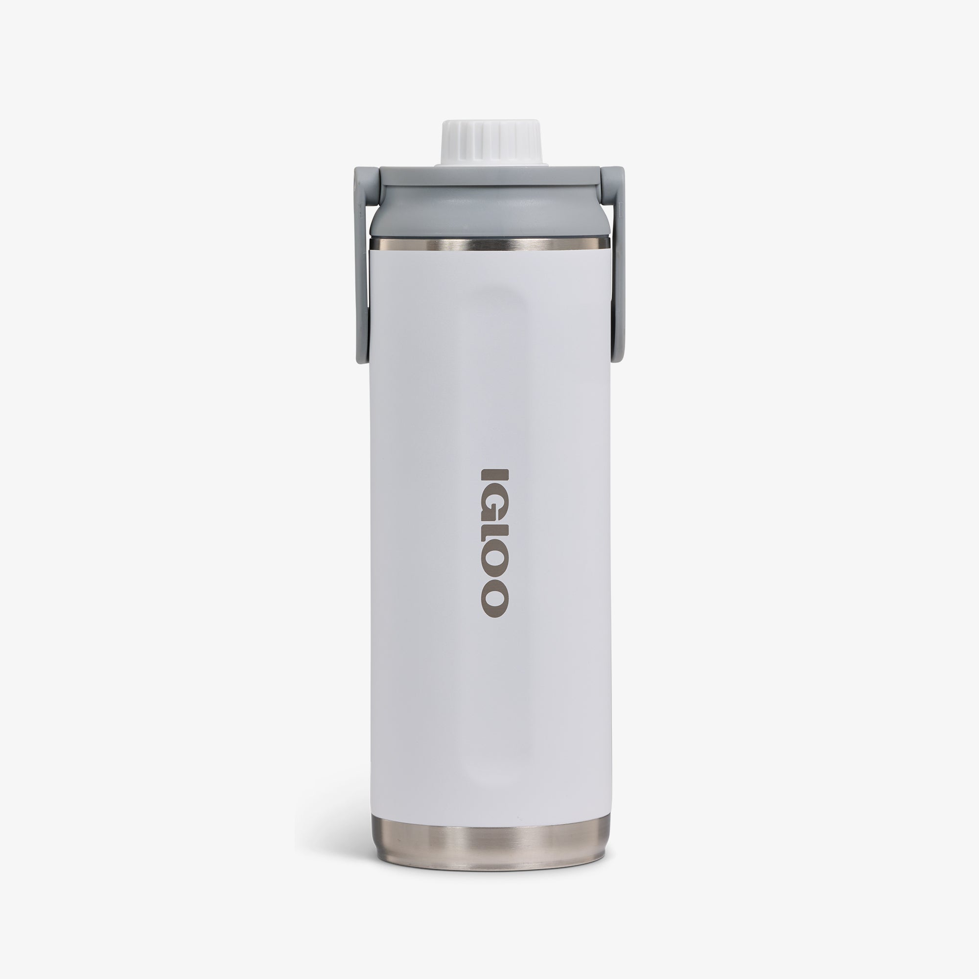 46 Oz Twist ‘n’ Chug Bottle M6 - White - Front View