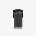12 Oz Flip ‘n’ Sip Tumbler Z8 - Carbonite - Front View