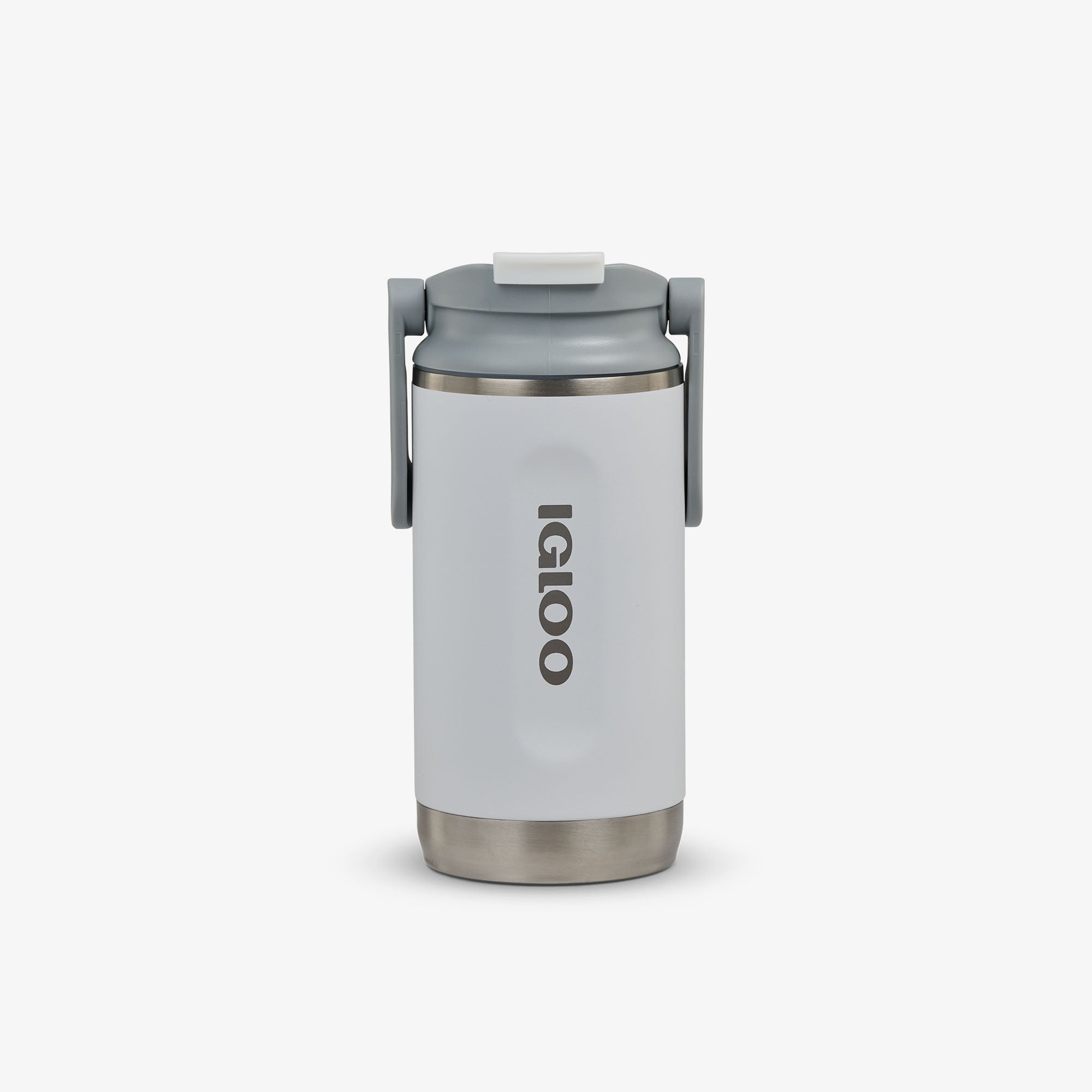 12 Oz Flip ‘n’ Sip Tumbler Z8 - White - Front View