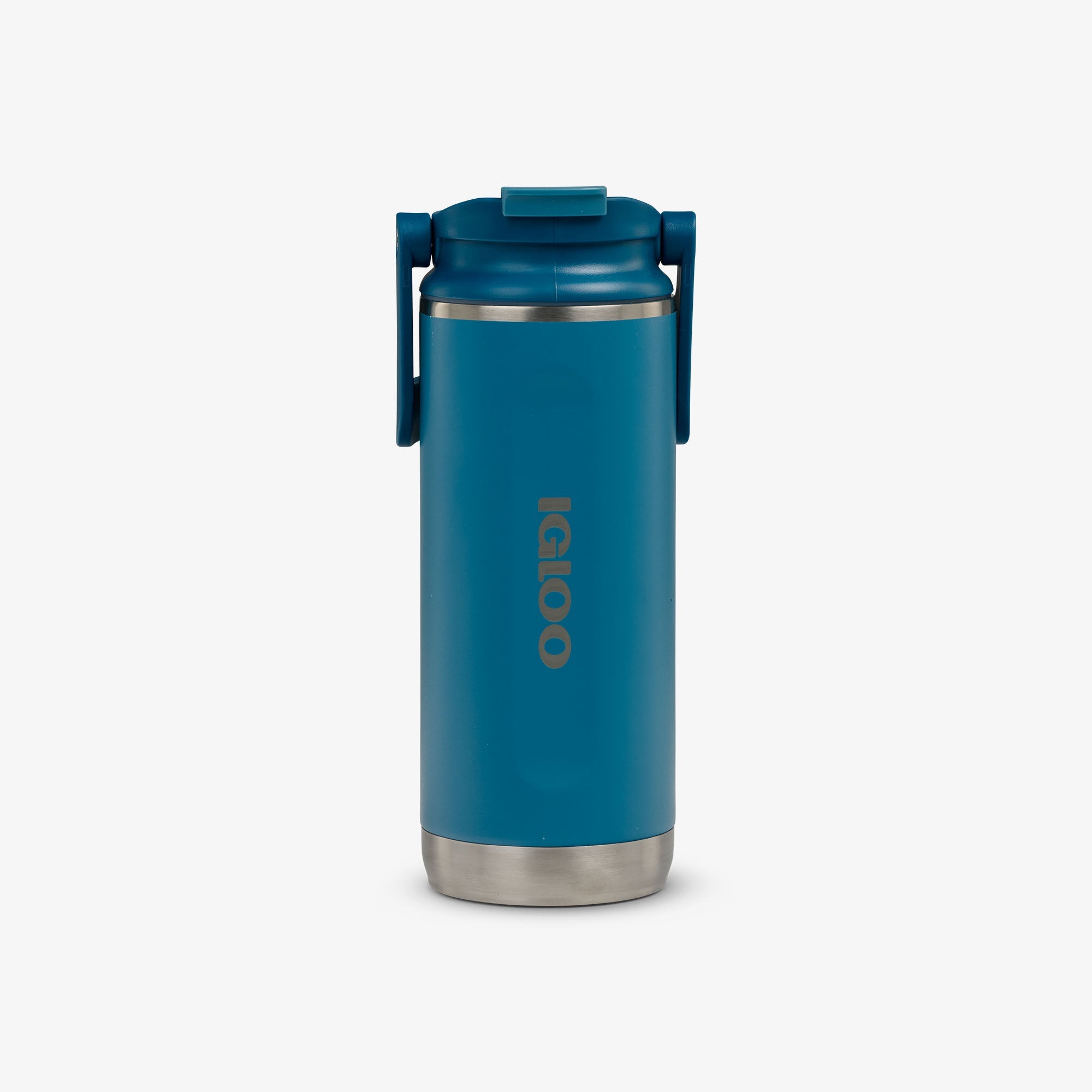 16 Oz Flip ‘n’ Sip Tumbler K9 - Modern Blue - Front View