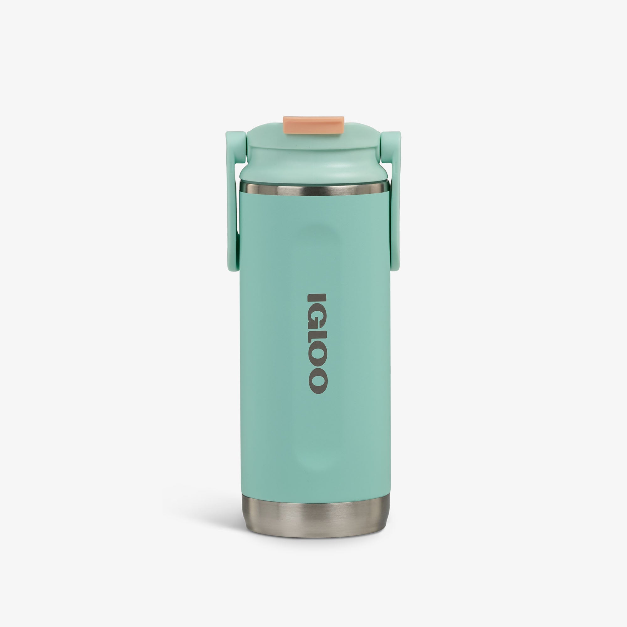 16 Oz Flip ‘n’ Sip Tumbler K9 - Seafoam Green - Front View