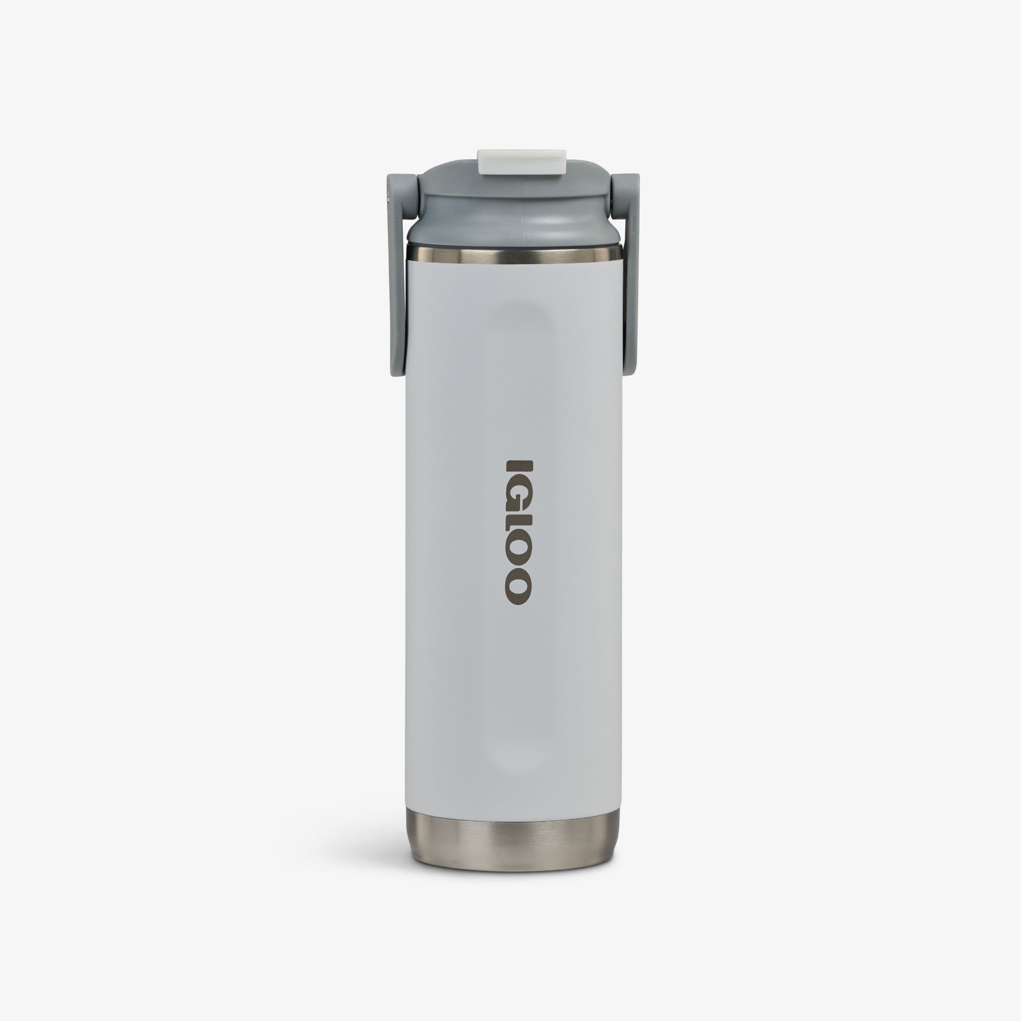 20 Oz Flip ‘n’ Sip Tumbler R1 - White - Front View