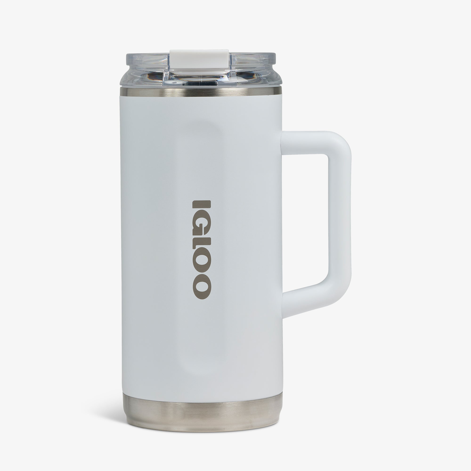 1L Beer Mug K7 - White - Front View