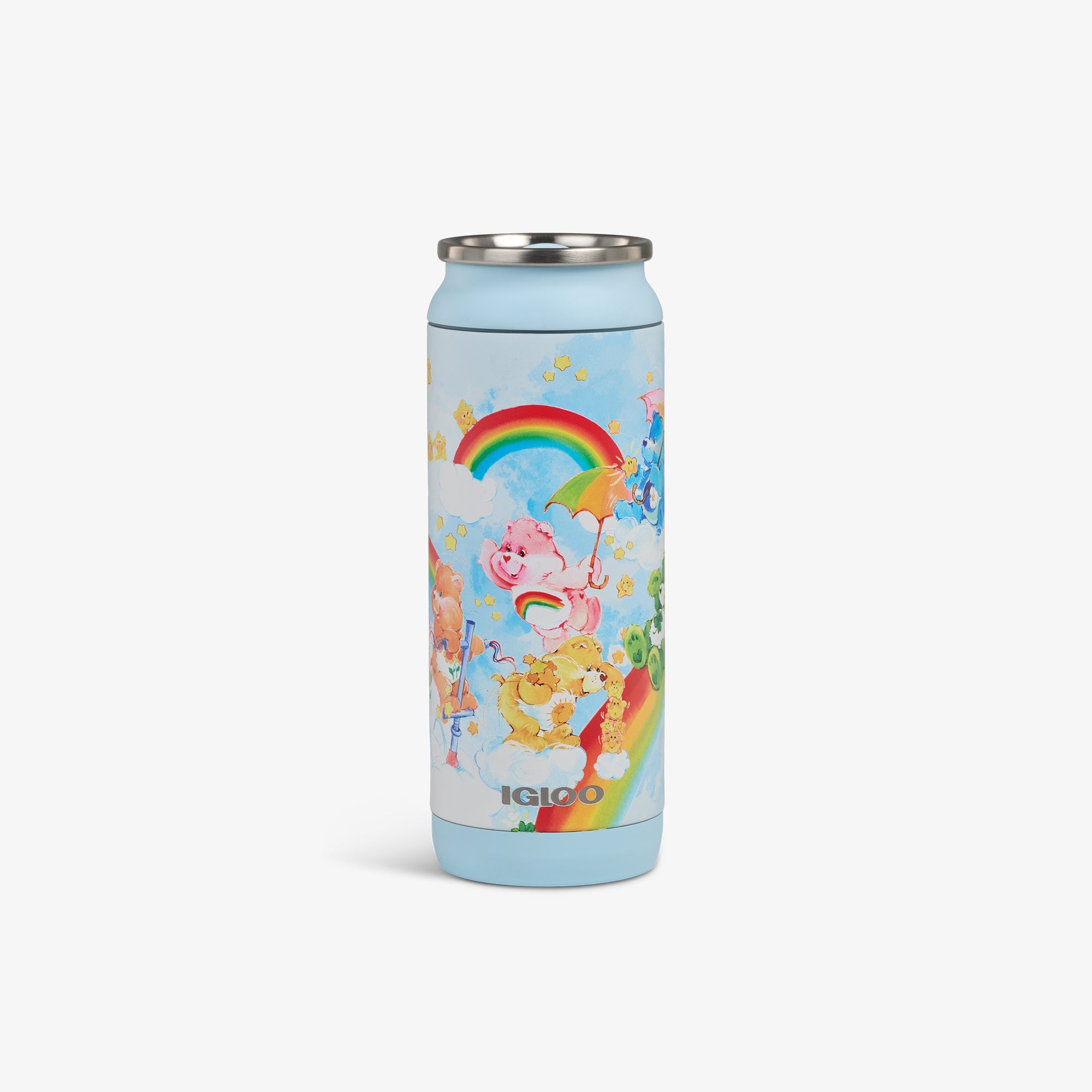 The Care Bears™ 16 Oz Can R5 - Blue - Front View