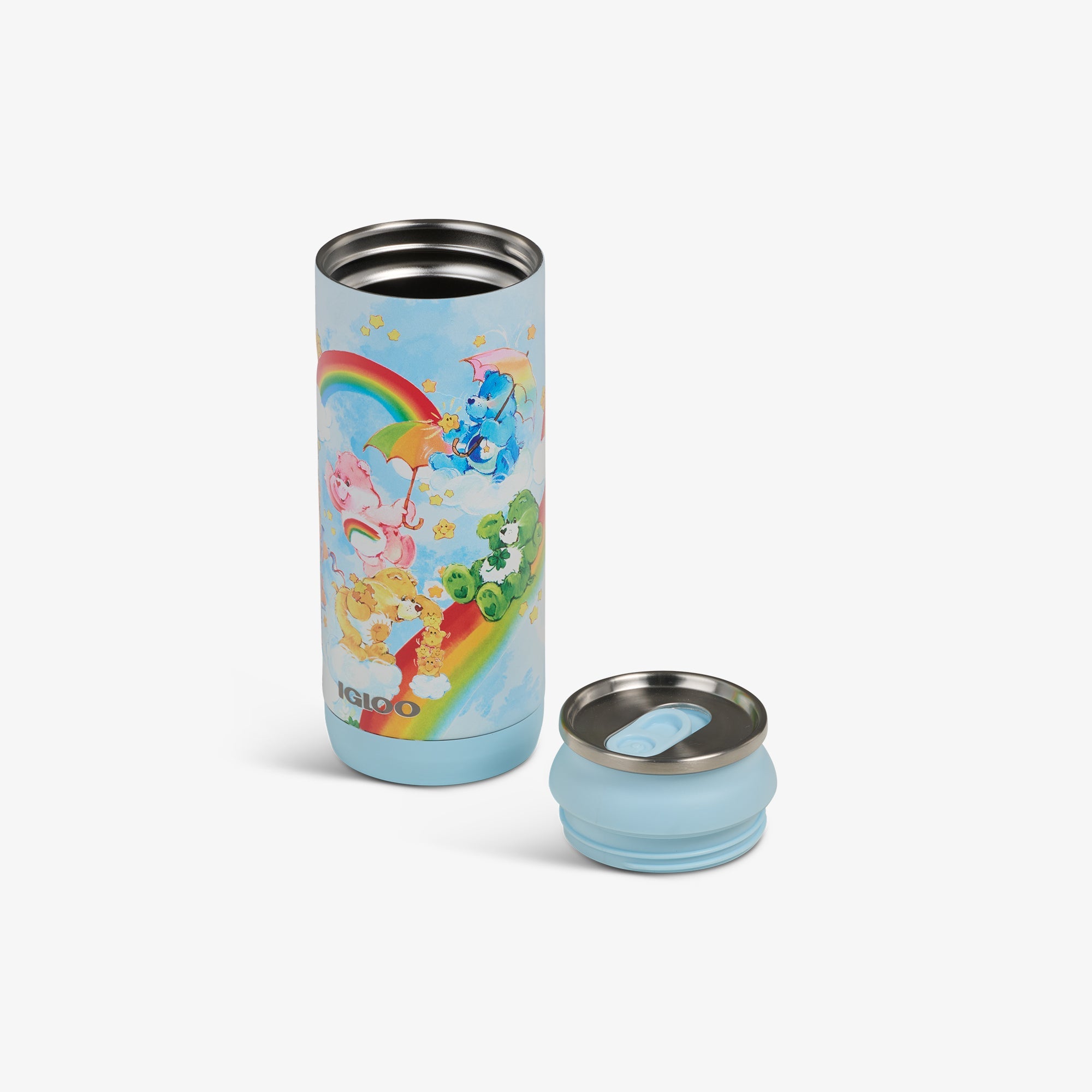 The Care Bears™ 16 Oz Can R5 - Blue - Open View
