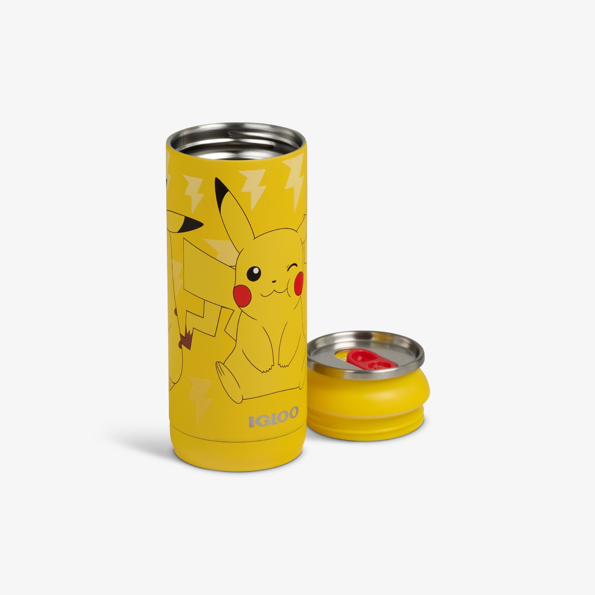 Pokémon 16 Oz Can Q0 - Pikachu - Open View