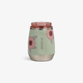 Floral 10 Oz Wine Tumbler V5 - Sage - Front View