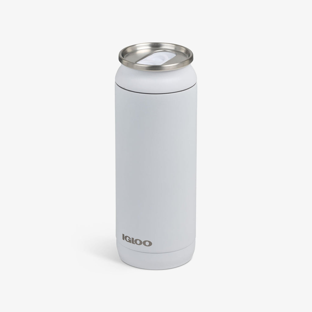 16 Oz Can B1 - White - Product View