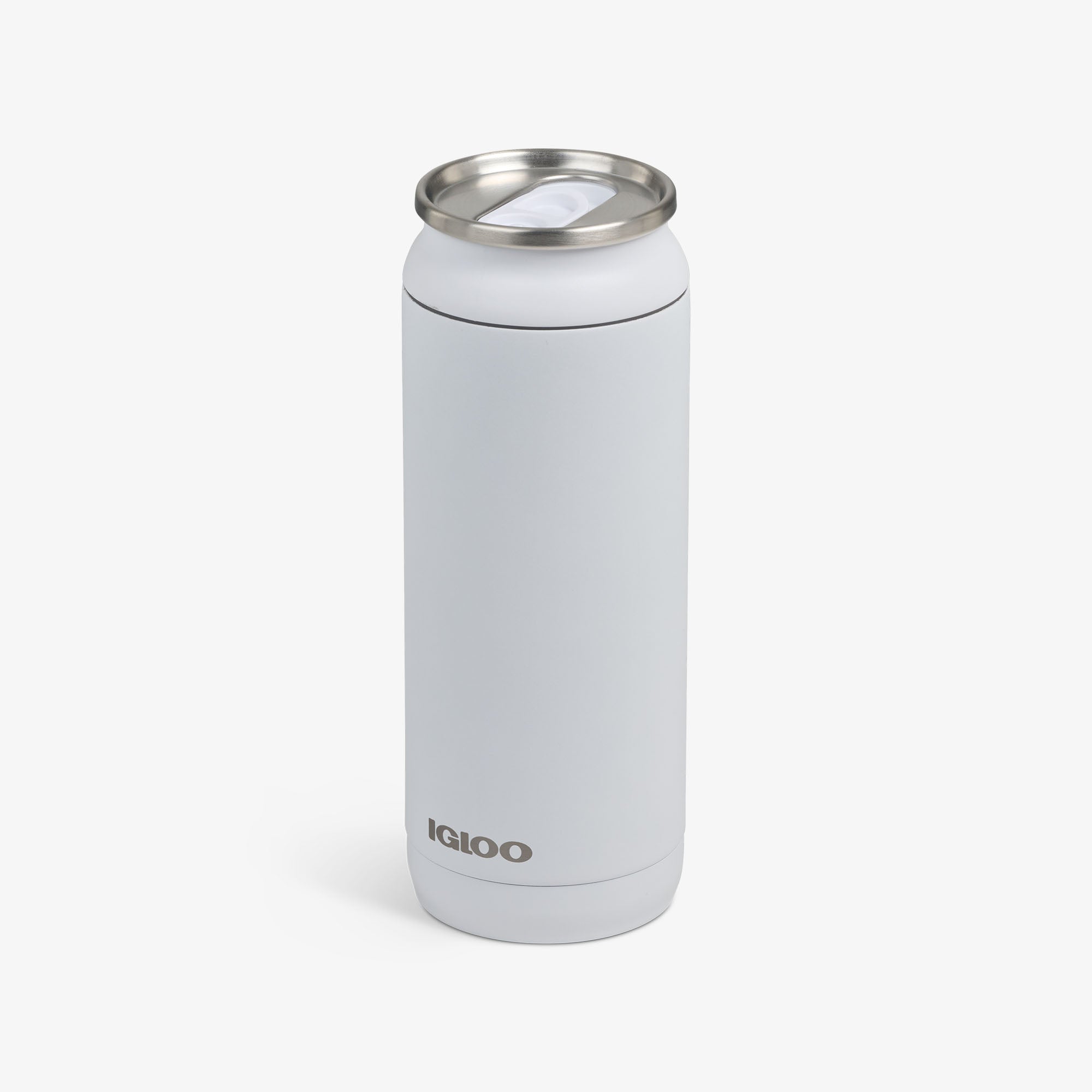 16 Oz Can B1 - White - Product View