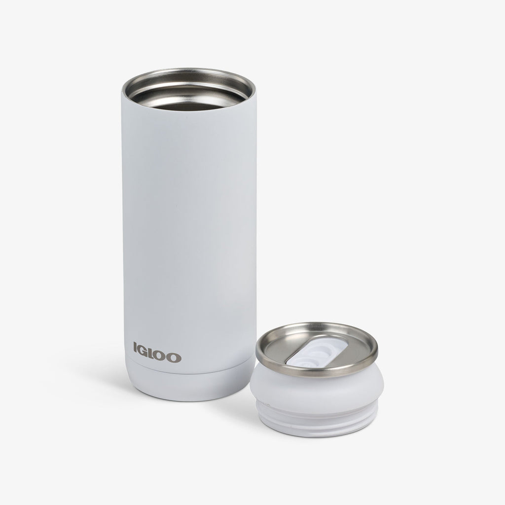 16 Oz Can B1 - White - Open View