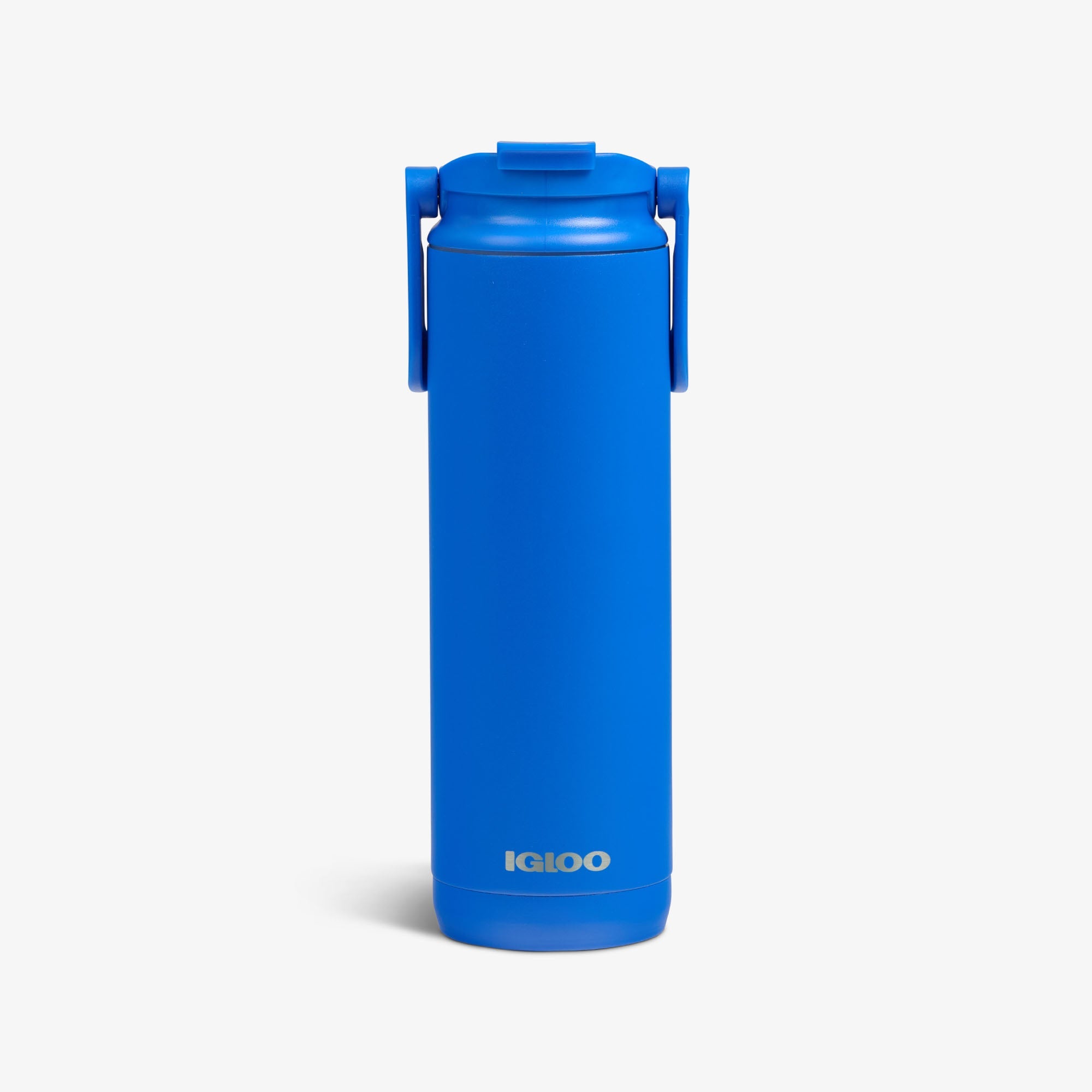 20 Oz Flip ‘n’ Sip Tumbler R1 - Sport Blue - Custom - Front View