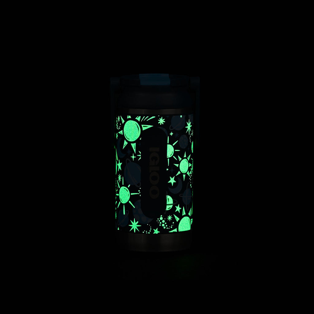 Kids Lunch Glow 12 Oz Sipper Bottle Q3 - Cosmic Glow - Product View