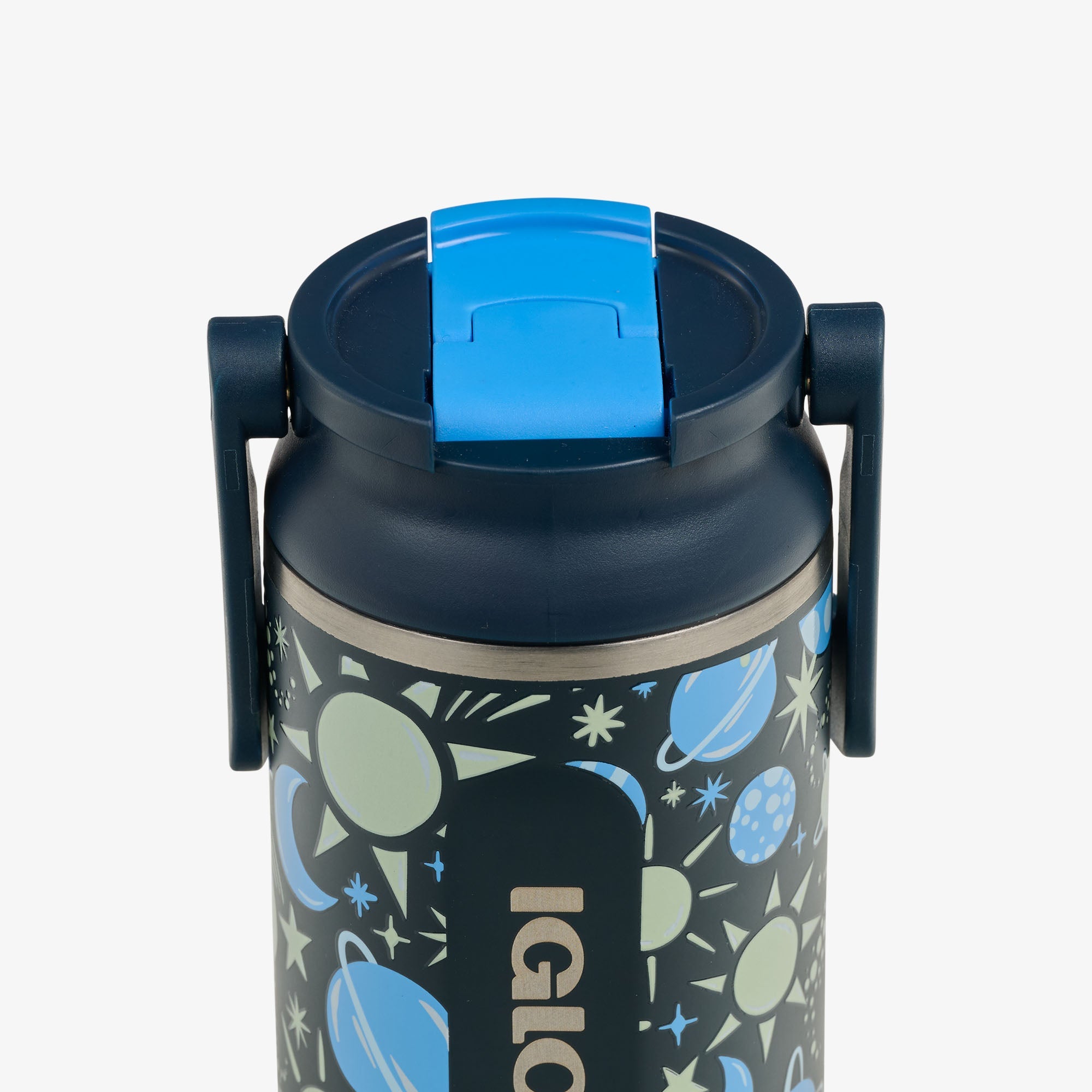 Kids Lunch Glow 12 Oz Sipper Bottle Q3 - Cosmic Glow - Product View