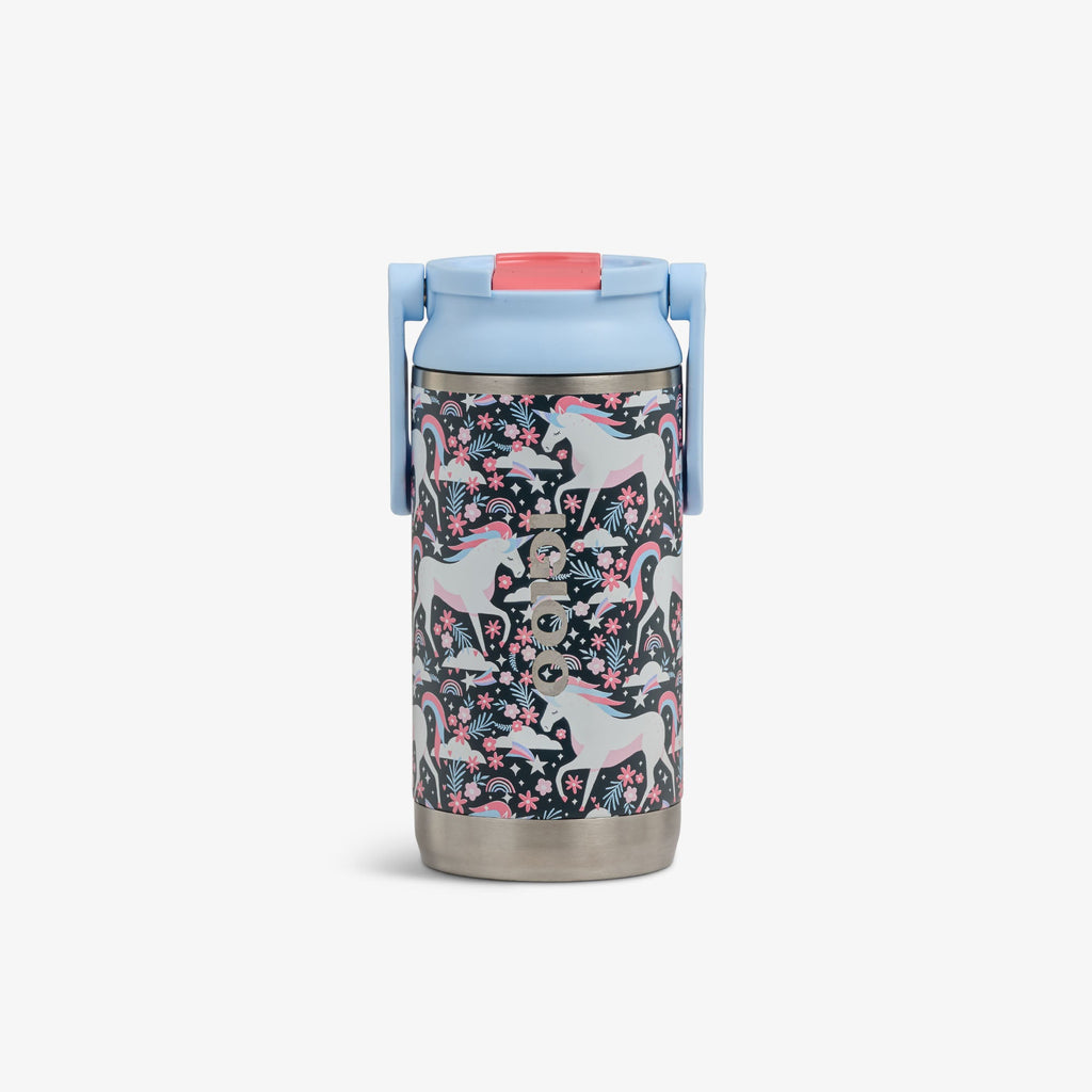 Kids Lunch 12 Oz Sipper Bottle S7 - Unicorns - Front View