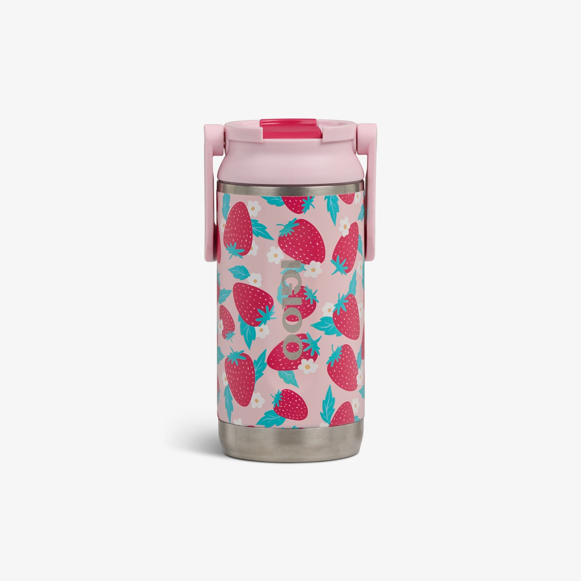 Kids Lunch 12 Oz Sipper Bottle S7 - Strawberries - Front View