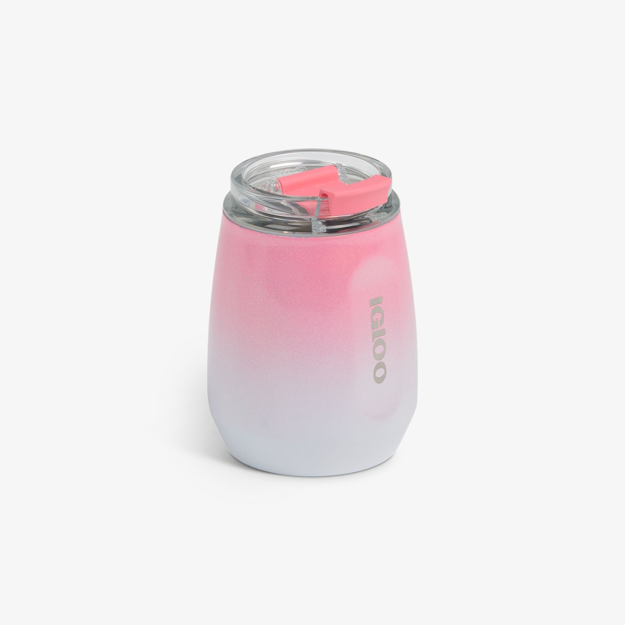 10 Oz Wine Tumbler K7 - Gradient Pink - Product View