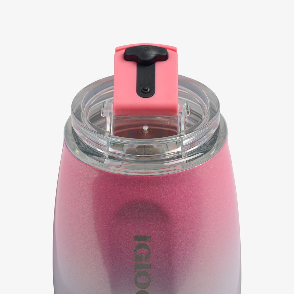 10 Oz Wine Tumbler K7 - Gradient Pink - Product View