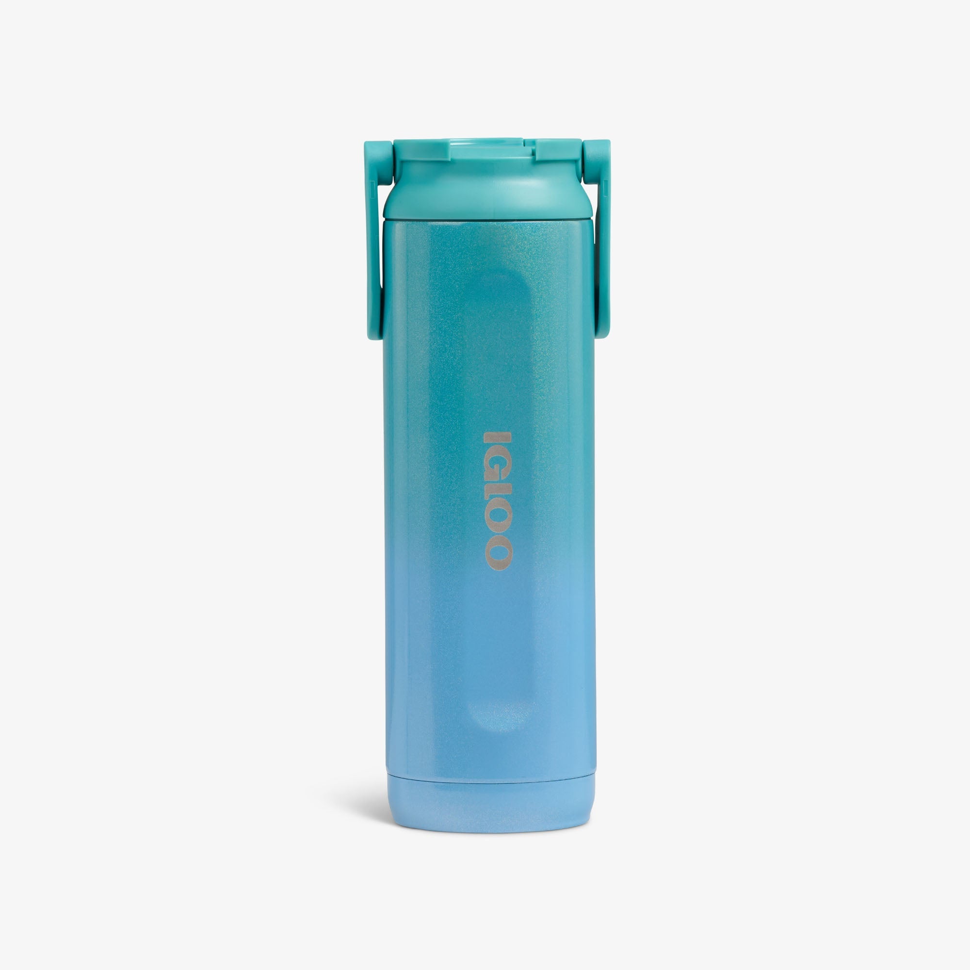 20 Oz Sport Sipper Bottle W4 - Gradient Teal - Front View