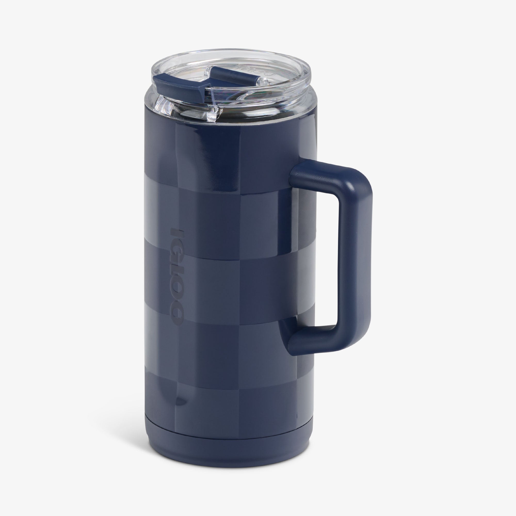 1L Beer Mug K7 - Navy Check - Product View