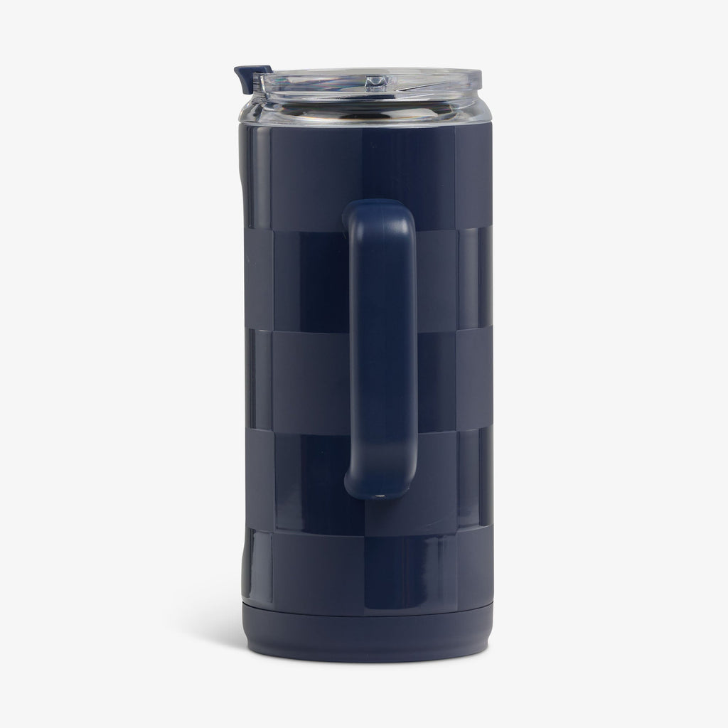 1L Beer Mug K7 - Navy Check - Product View